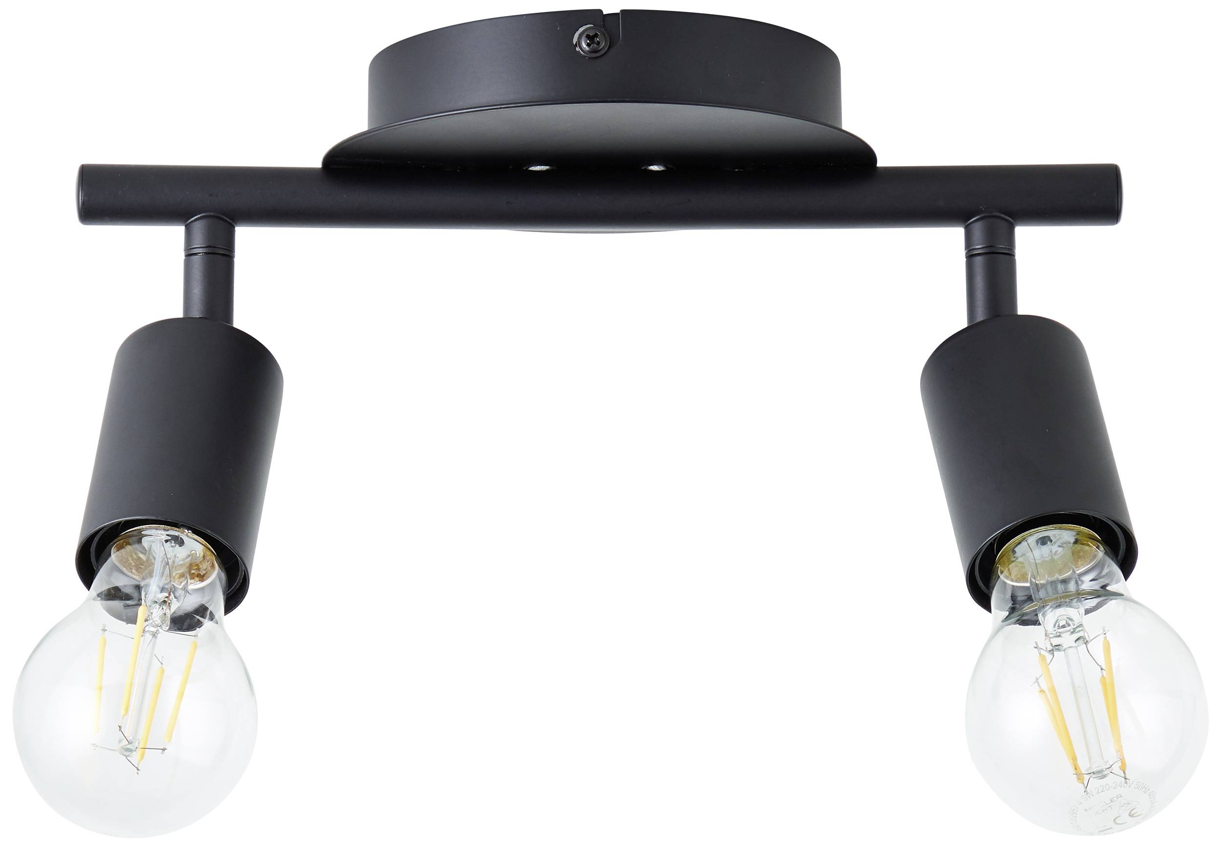 Brilliant Tiffany 99682/06 Deckenstrahler E27 28W Schwarz (matt)