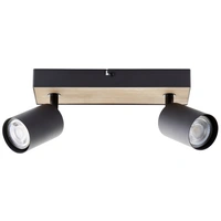 Brilliant Jello Wood G93069/76 LED-Deckenstrahler LED GU10 4.5W Holz, Schwarz Brilliant Jello Wood G93069/76 LED-Deckenstrahler LED GU10 4.5W Holz, Schwarz