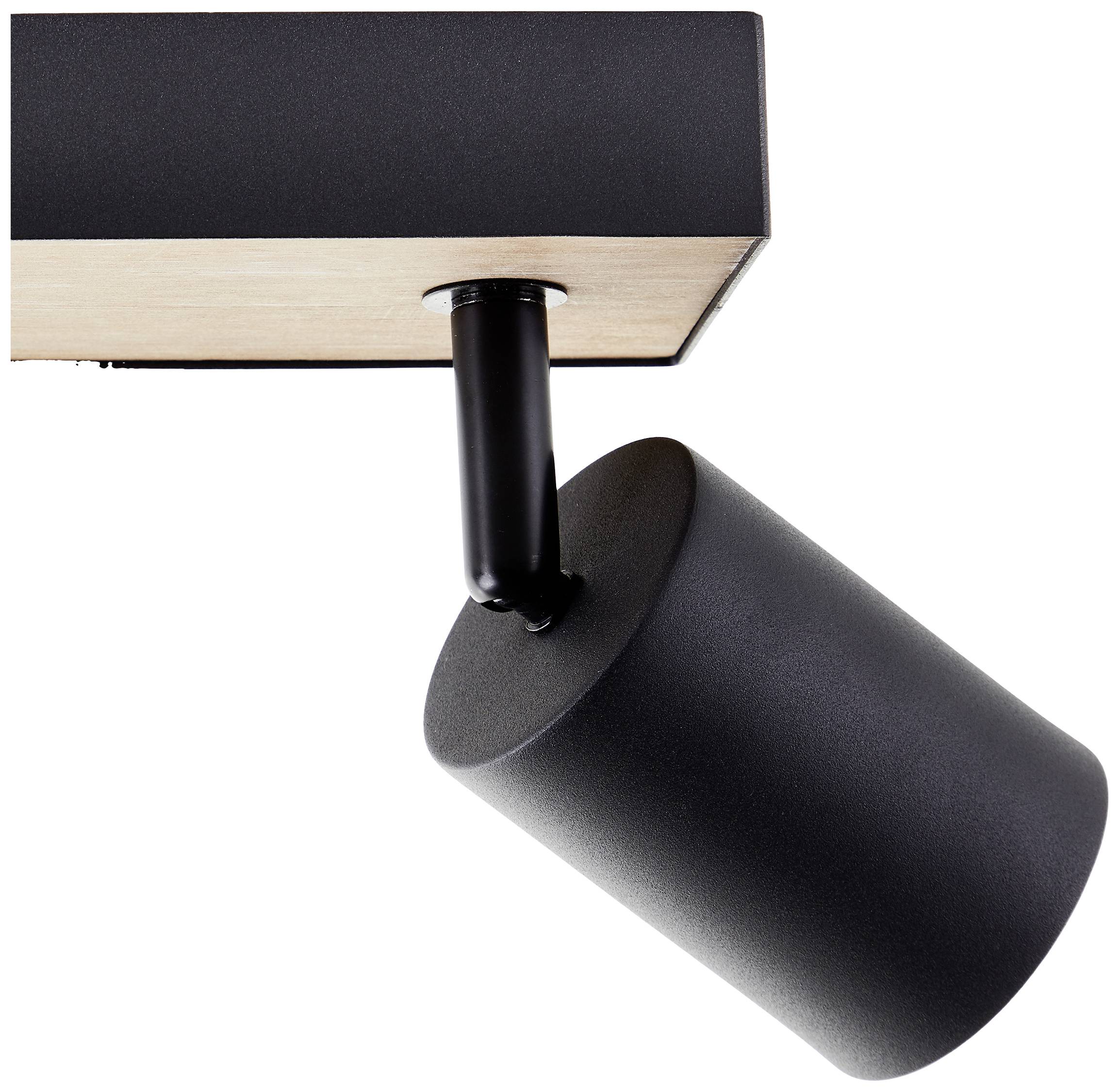 Brilliant Jello Wood G93069/76 LED-Deckenstrahler LED GU10 4.5W Holz, Schwarz