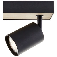 Brilliant Jello Wood G93069/76 LED-Deckenstrahler LED GU10 4.5W Holz, Schwarz Brilliant Jello Wood G93069/76 LED-Deckenstrahler LED GU10 4.5W Holz, Schwarz