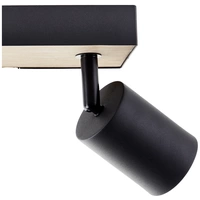 Brilliant Jello Wood G93070/76 LED-Deckenstrahler LED GU10 EEK: F (A - G) 4.5W Holz, Schwarz Brilliant Jello Wood G93070/76 LED-Deckenstrahler LED GU10 EEK: F (A - G) 4.5W Holz, Schwarz