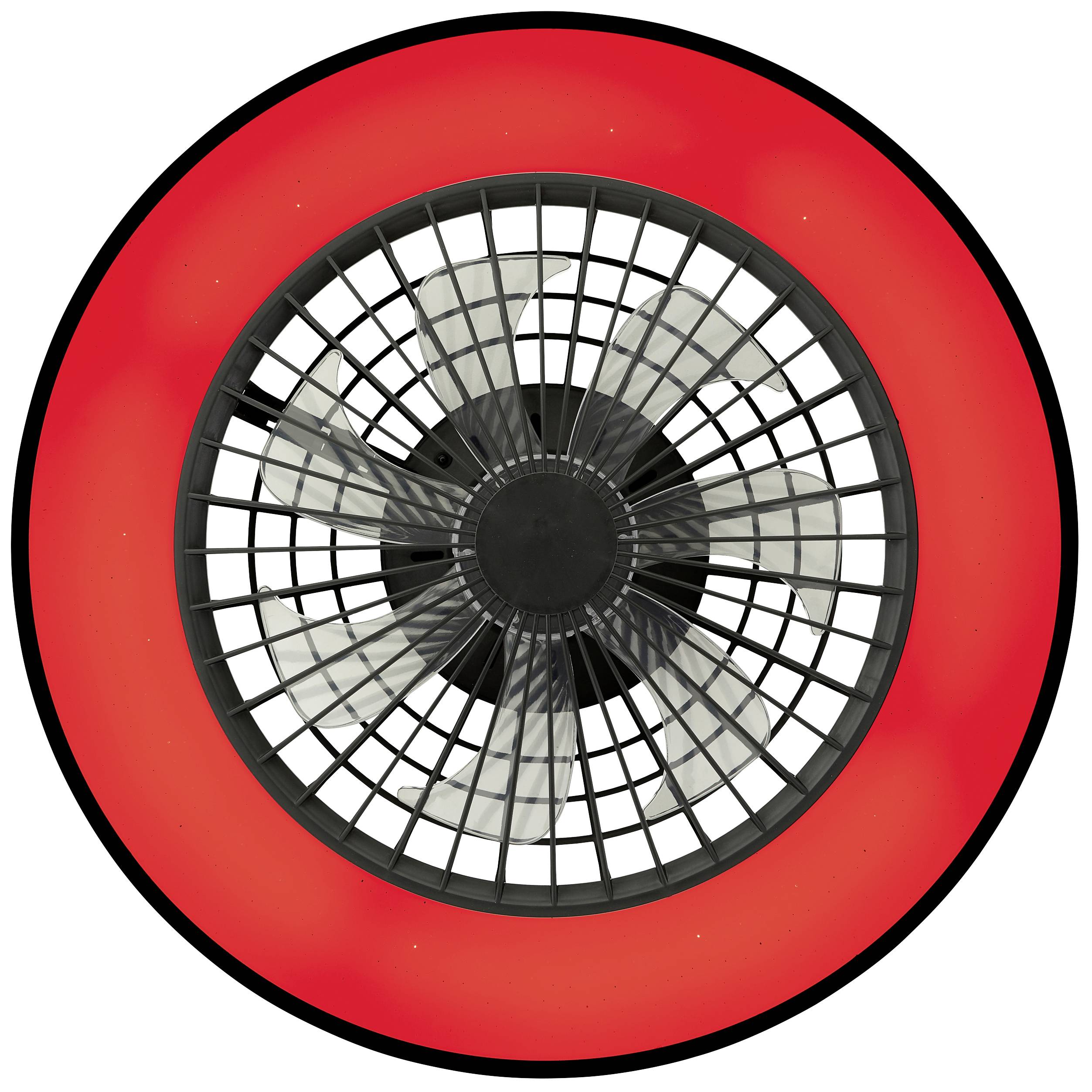 Brilliant G93854/06 Mazzaro LED-Deckenleuchte mit Ventilator LED EEK: E (A - G) 40W Schwarz