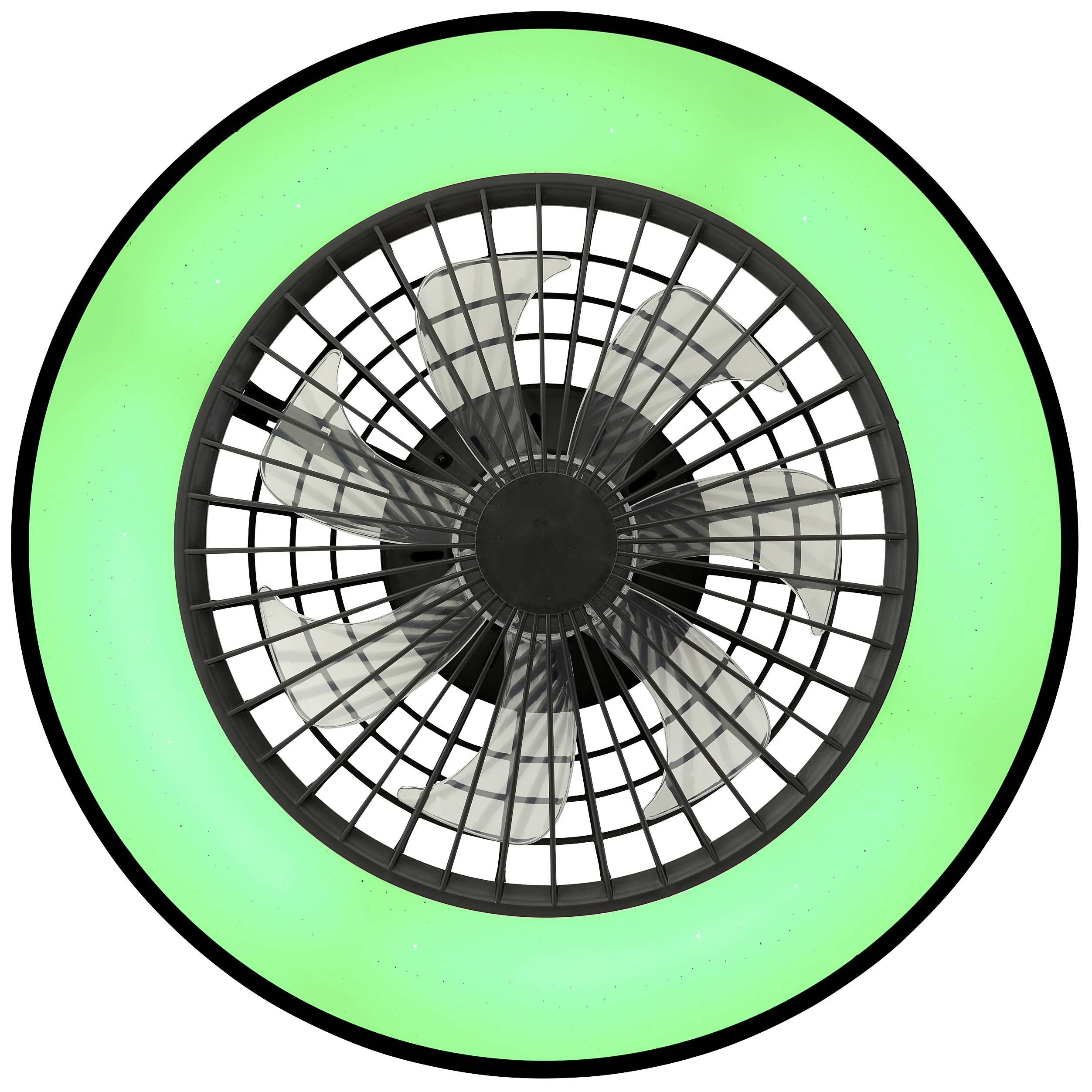 Brilliant G93854/06 Mazzaro LED-Deckenleuchte mit Ventilator LED EEK: E (A - G) 40W Schwarz