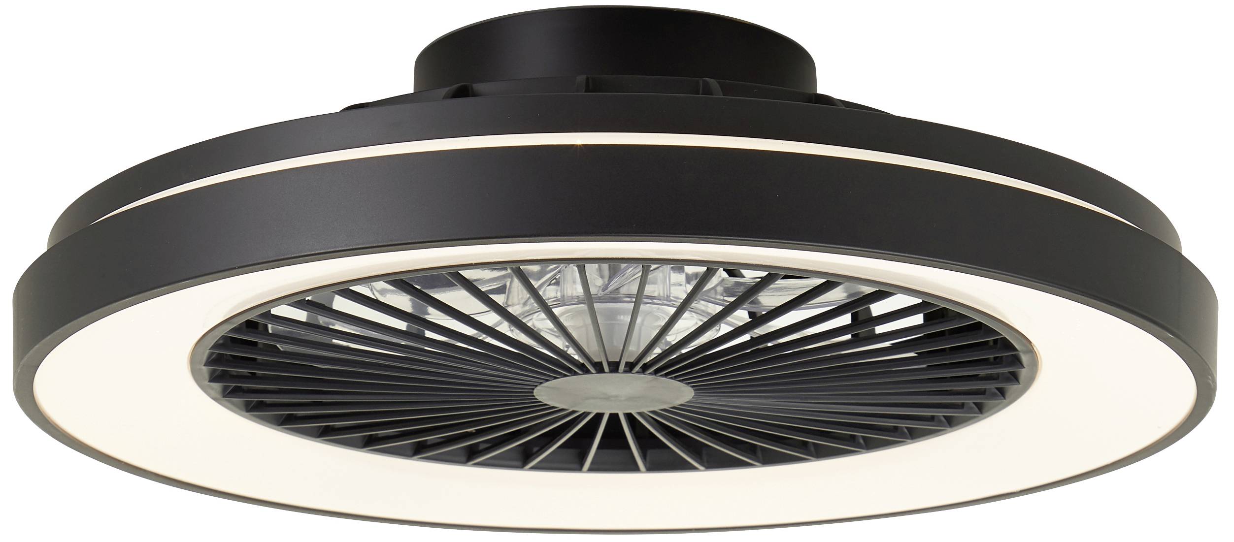 Brilliant G93854/06 Mazzaro LED-Deckenleuchte mit Ventilator LED EEK: E (A - G) 40W Schwarz
