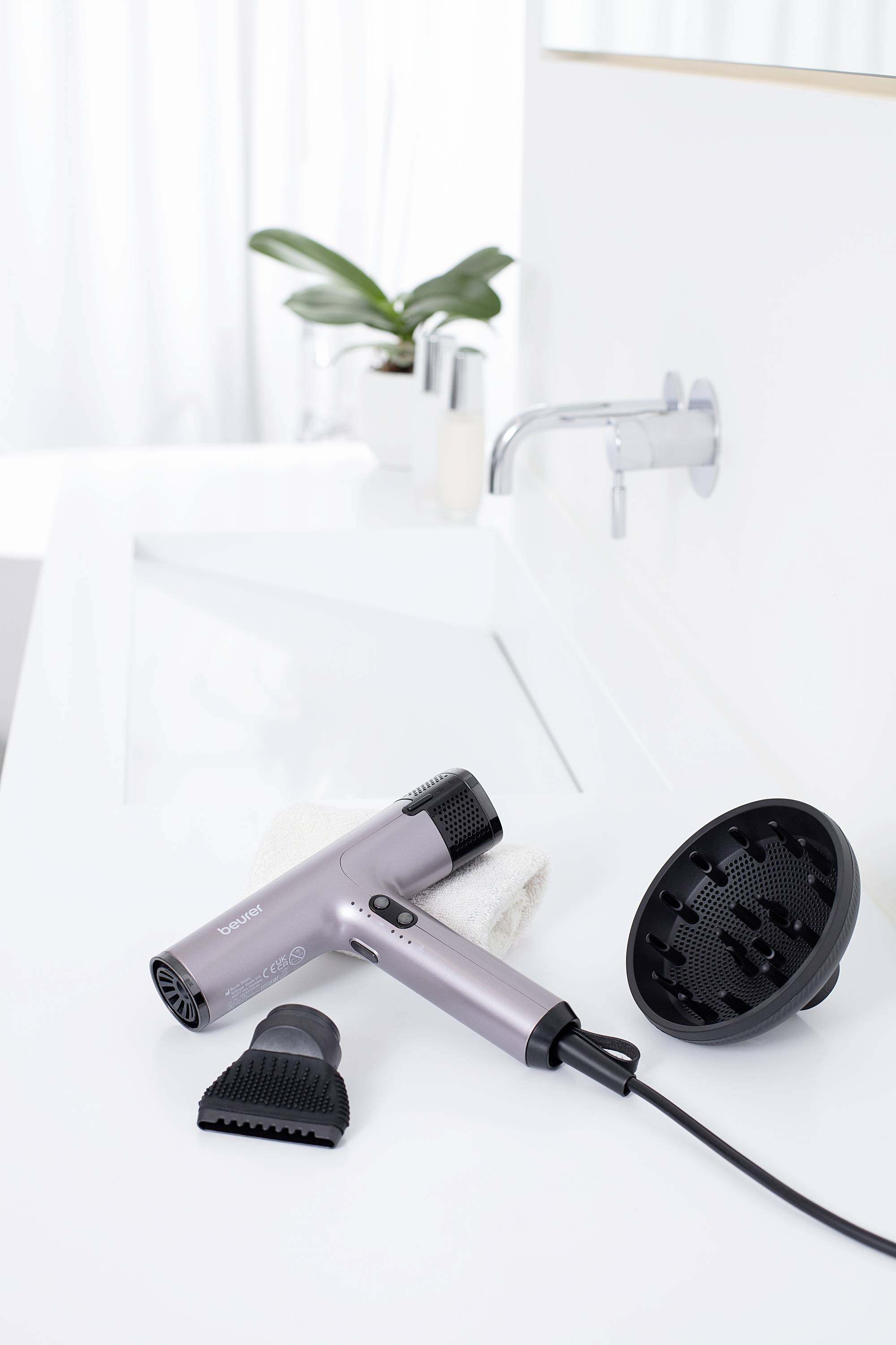 Beurer HC 100 Haartrockner Rose, Schwarz