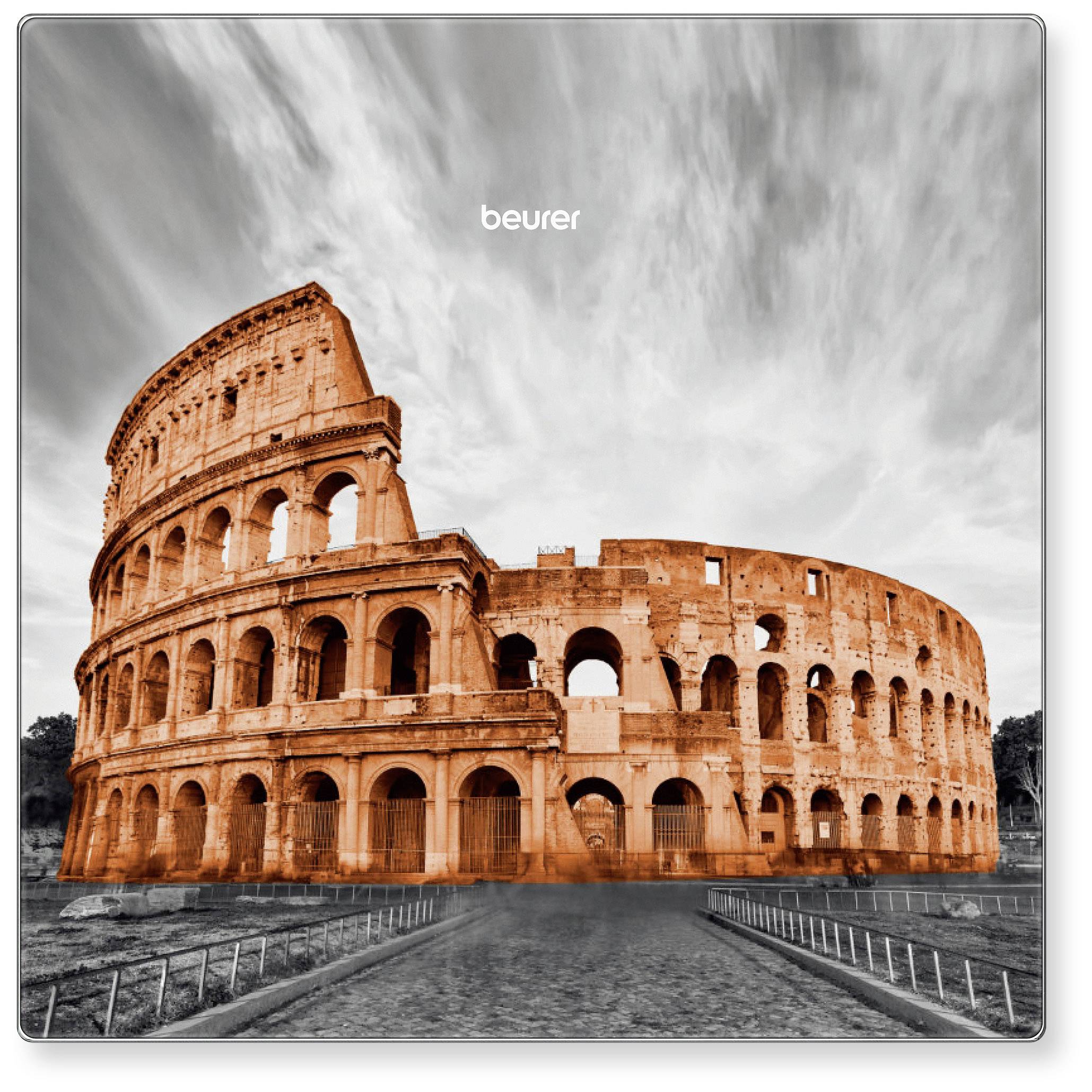 Beurer GS 215 Rome Personenwaage digital Wägebereich (max.)=180kg Glas, Multi-Color