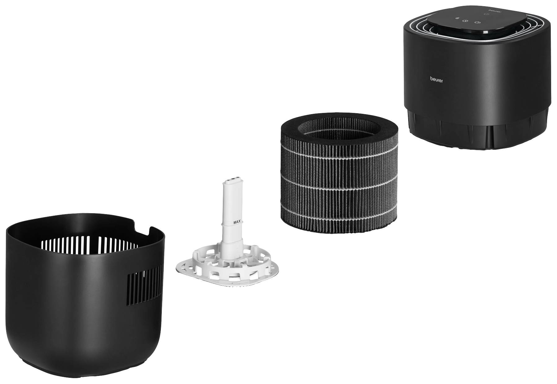 Beurer LB 200 Luftbefeuchter 1 St. Schwarz