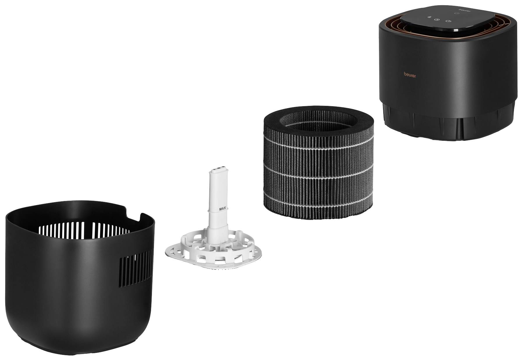 Beurer LB 300 Plus Luftbefeuchter 1 St. Schwarz