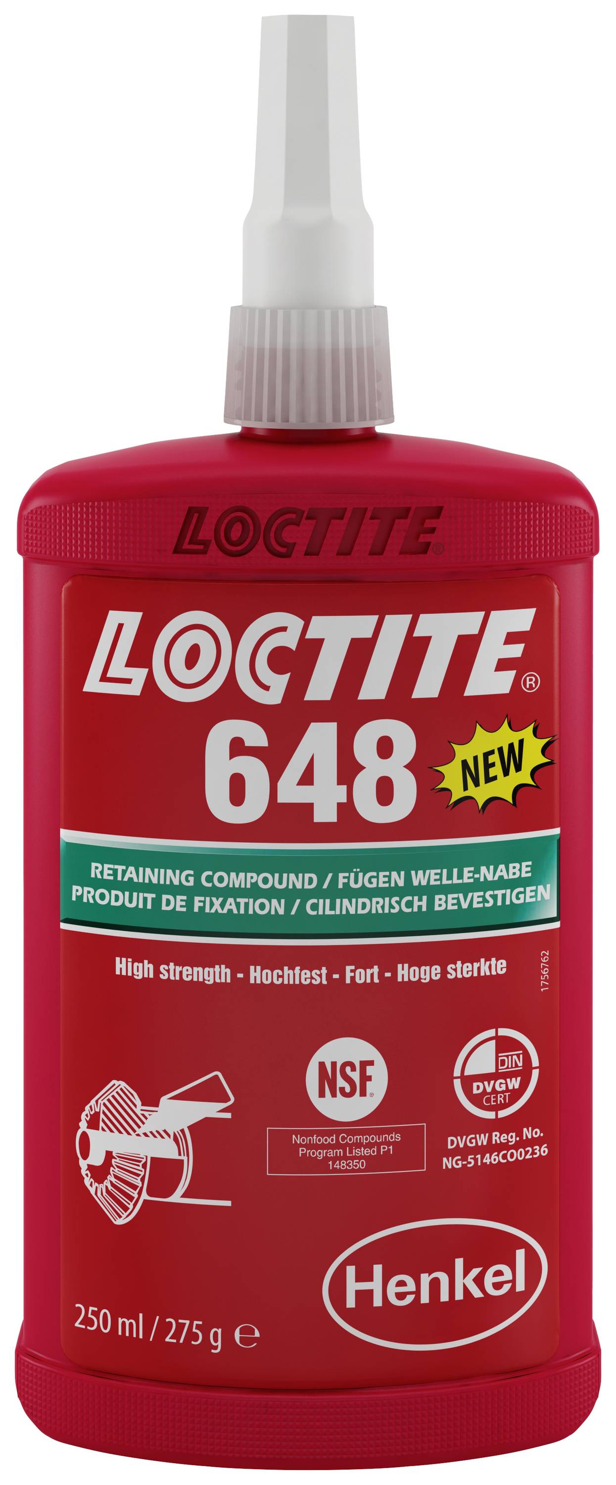 LOCTITE® 648 BO 250ML EGFD Fügeprodukt 1804971 250ml