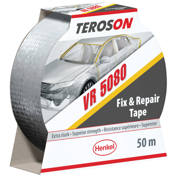 Teroson VR 5080 50M EGFD 801378 Ruban adhésif gris (L x l) 50 m x 50 mm 50 m