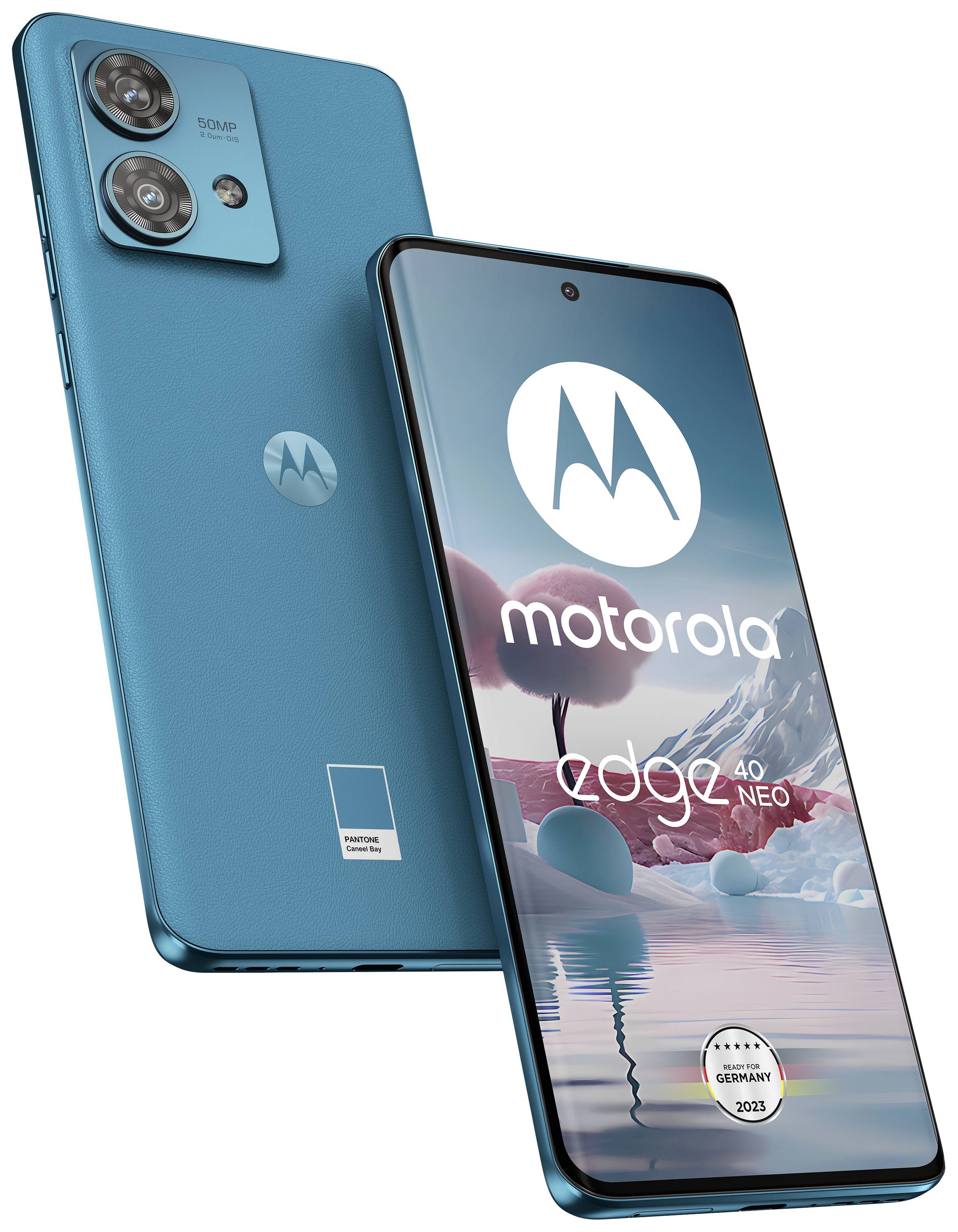 Motorola moto edge40 Neo 256 GB Blau 16.6 cm (6.55 Zoll) Smartphone