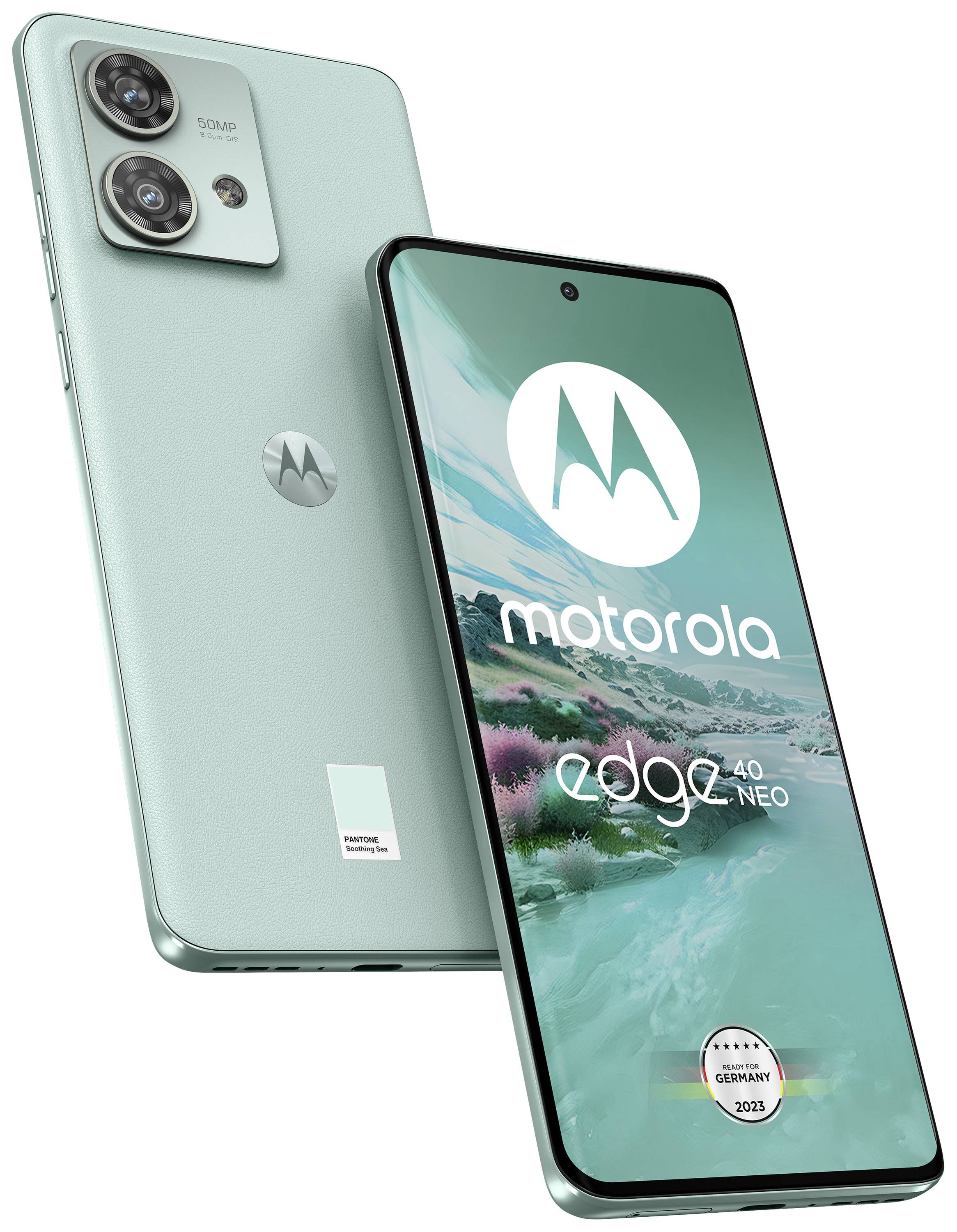 Motorola moto edge40 Neo Smartphone 256 GB 16.6 cm (6.55 Zoll) Grün Android™ 13