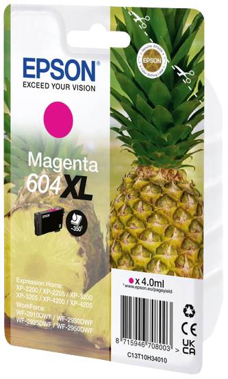 Epson Druckerpatrone T10H3, 604XL Original Magenta C13T10H34010