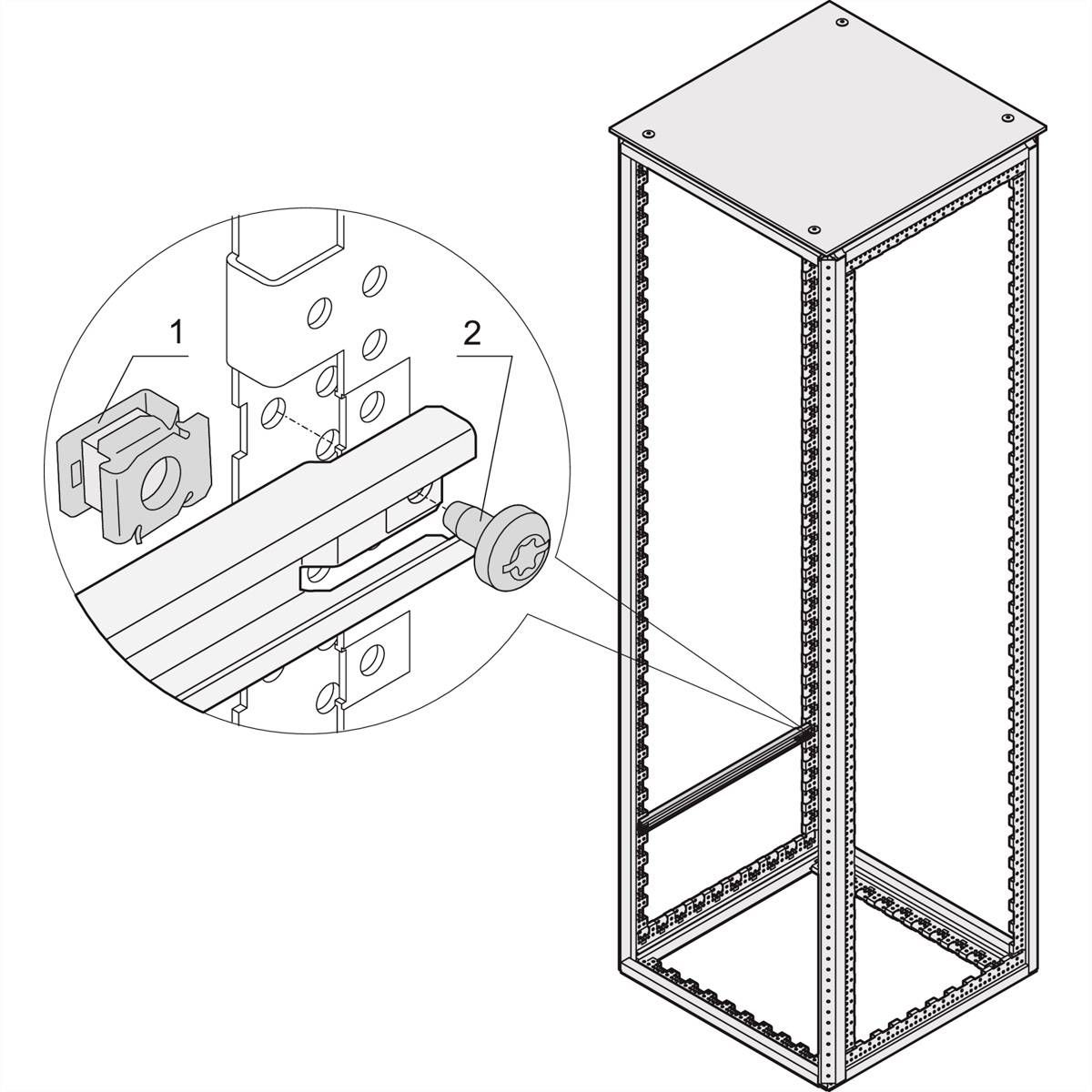 NVent SCHROFF 23130141 19 Zoll Montagematerial