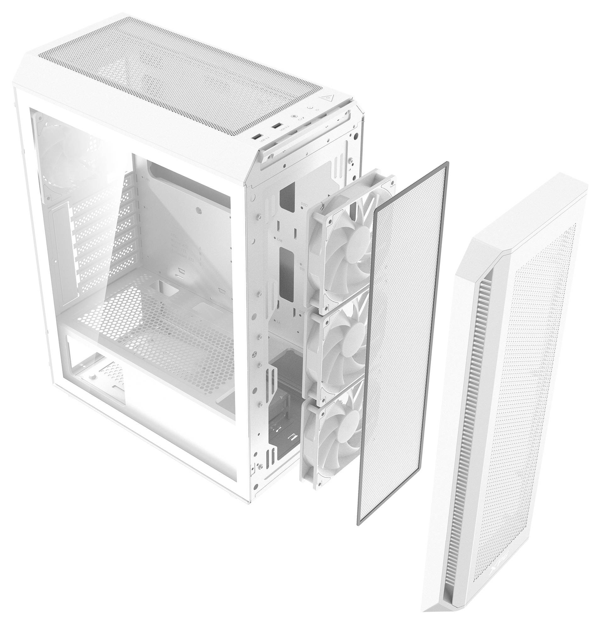 XPG VALOR AIR PLUS PC-Gehäuse Weiß