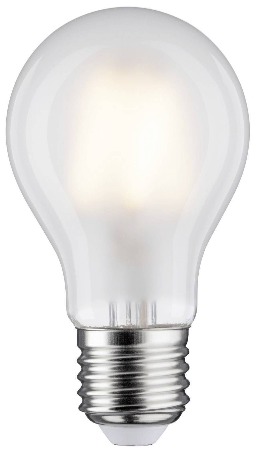 Eine einzelne Glühbirne leuchtet, symbolisiert Idee oder Erleuchtung.