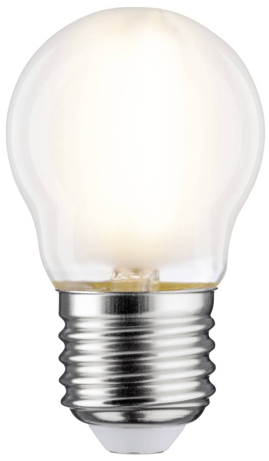 Eine eingeschaltete Glühbirne mit sichtbarem Glühfaden, die weiches Licht abstrahlt. Sie symbolisiert Ideen und Erleuchtung.