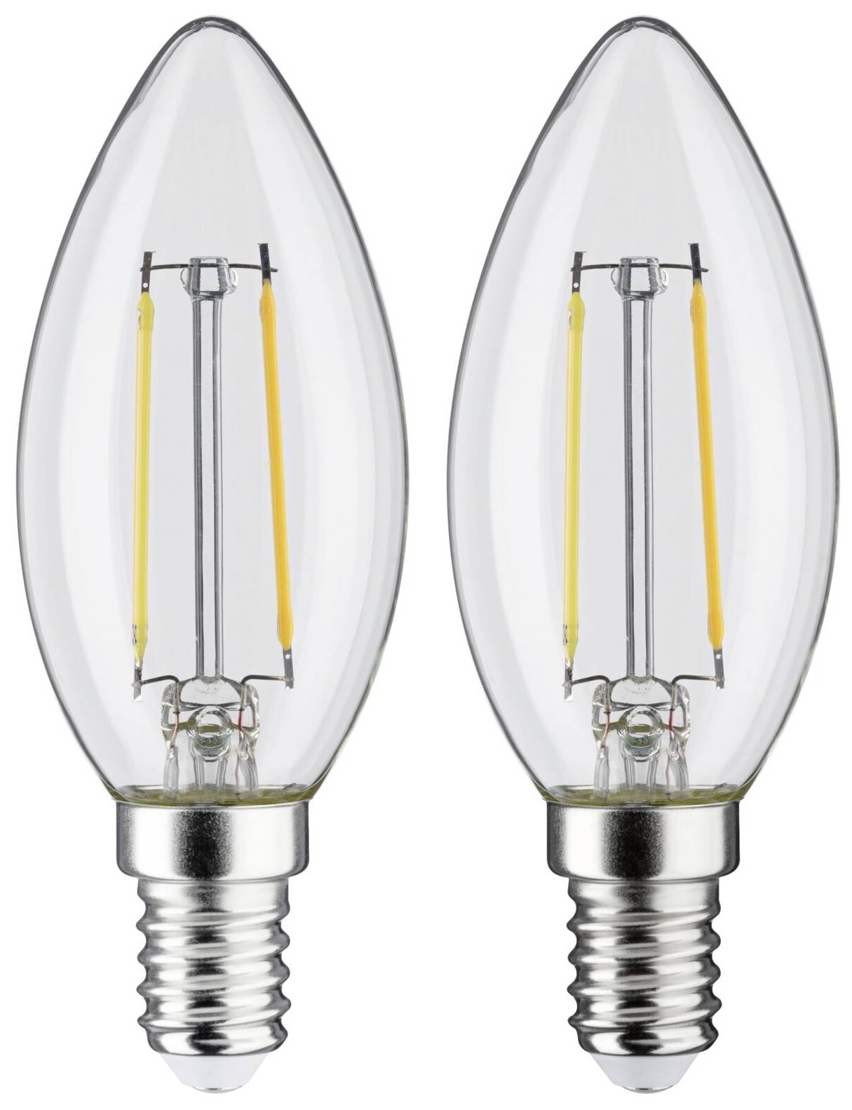 Paulmann 28855 LED EEK F (A - G) E14 2.7W Warmweiß (Ø x H) 35mm x 97mm 2St.