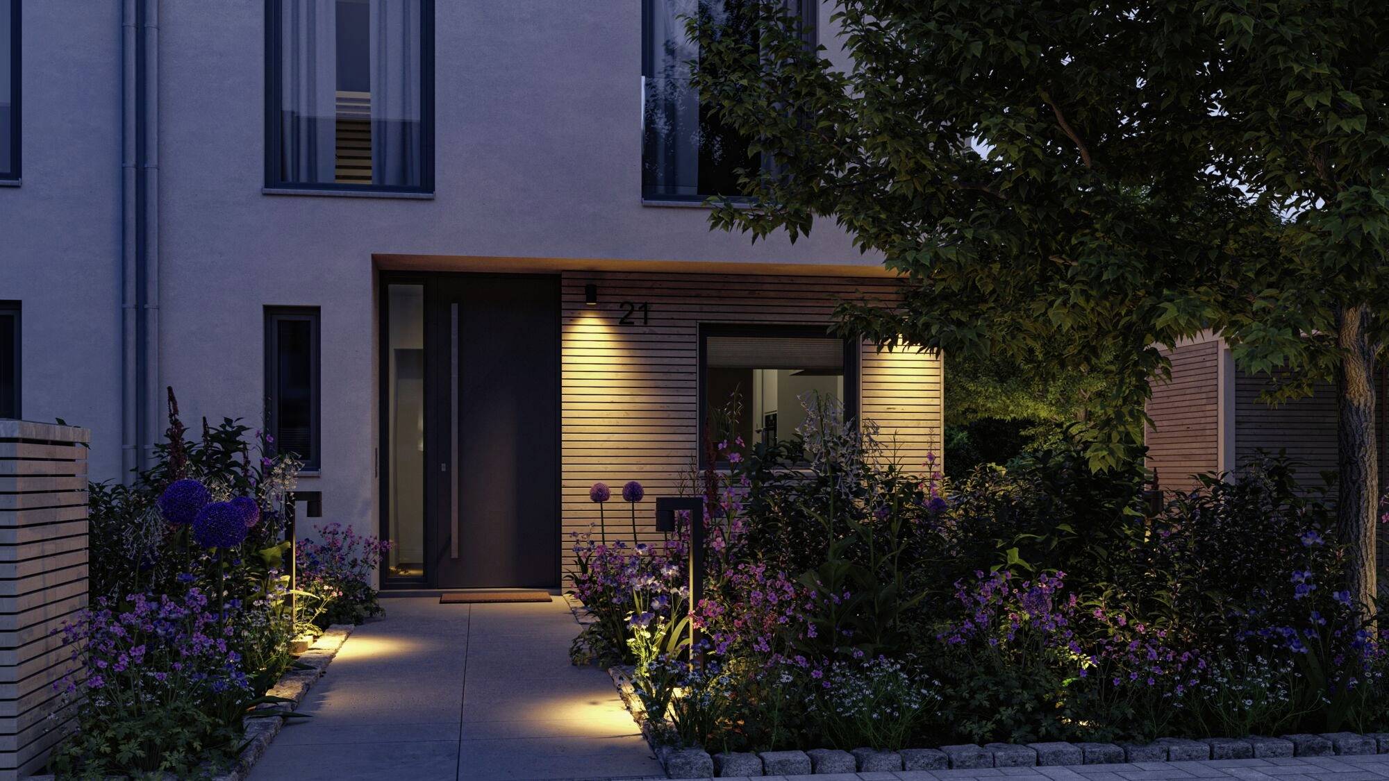 Paulmann Kimu 94821 LED-Außenwandleuchte LED 7.8W Anthrazit