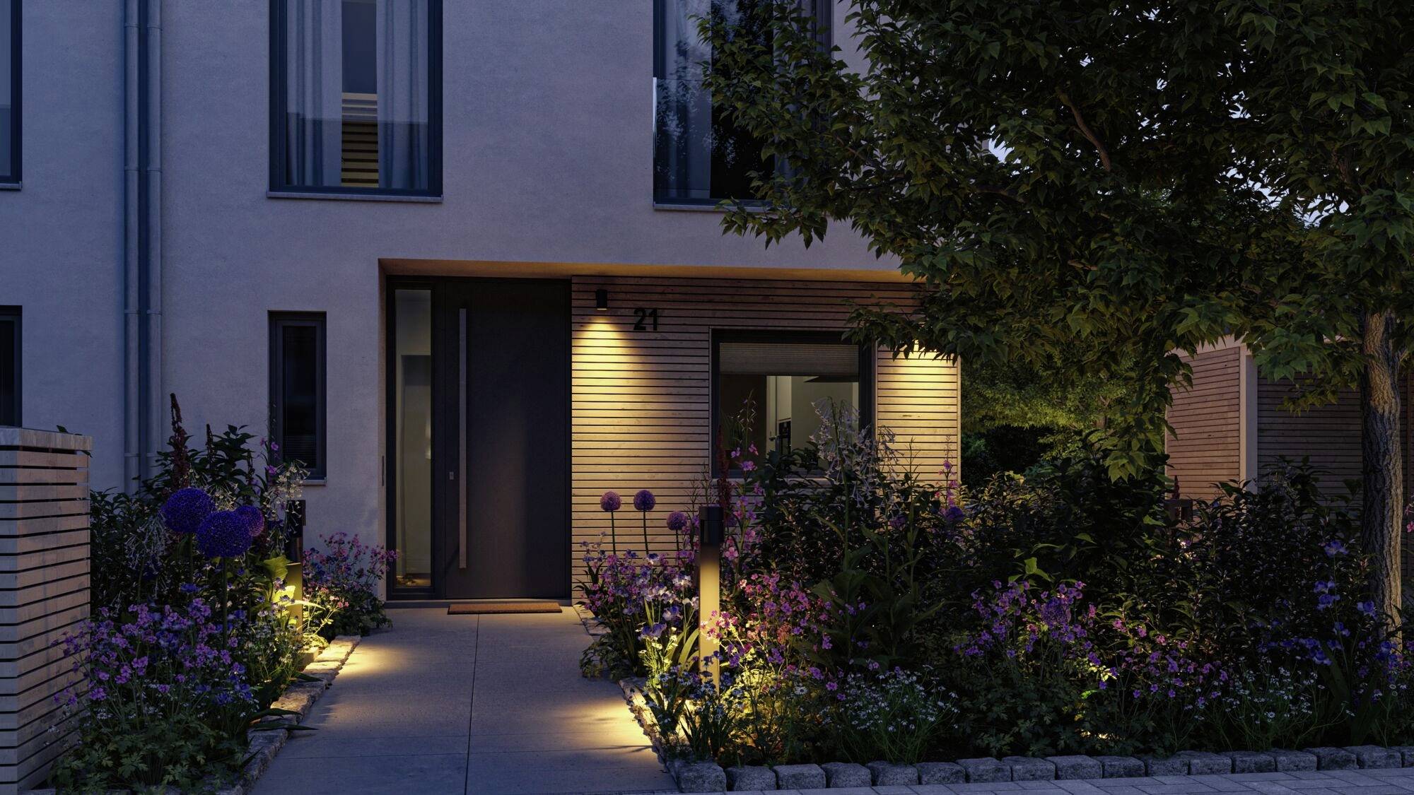 Paulmann Kimu 94821 LED-Außenwandleuchte LED 7.8W Anthrazit