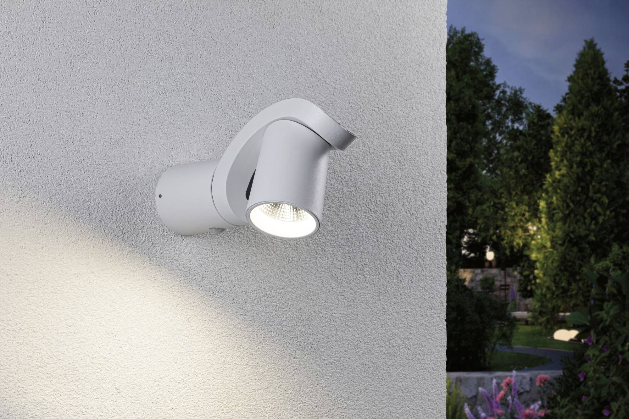 Paulmann Cuff 94832 LED-Außenwandleuchte LED 10W Weiß