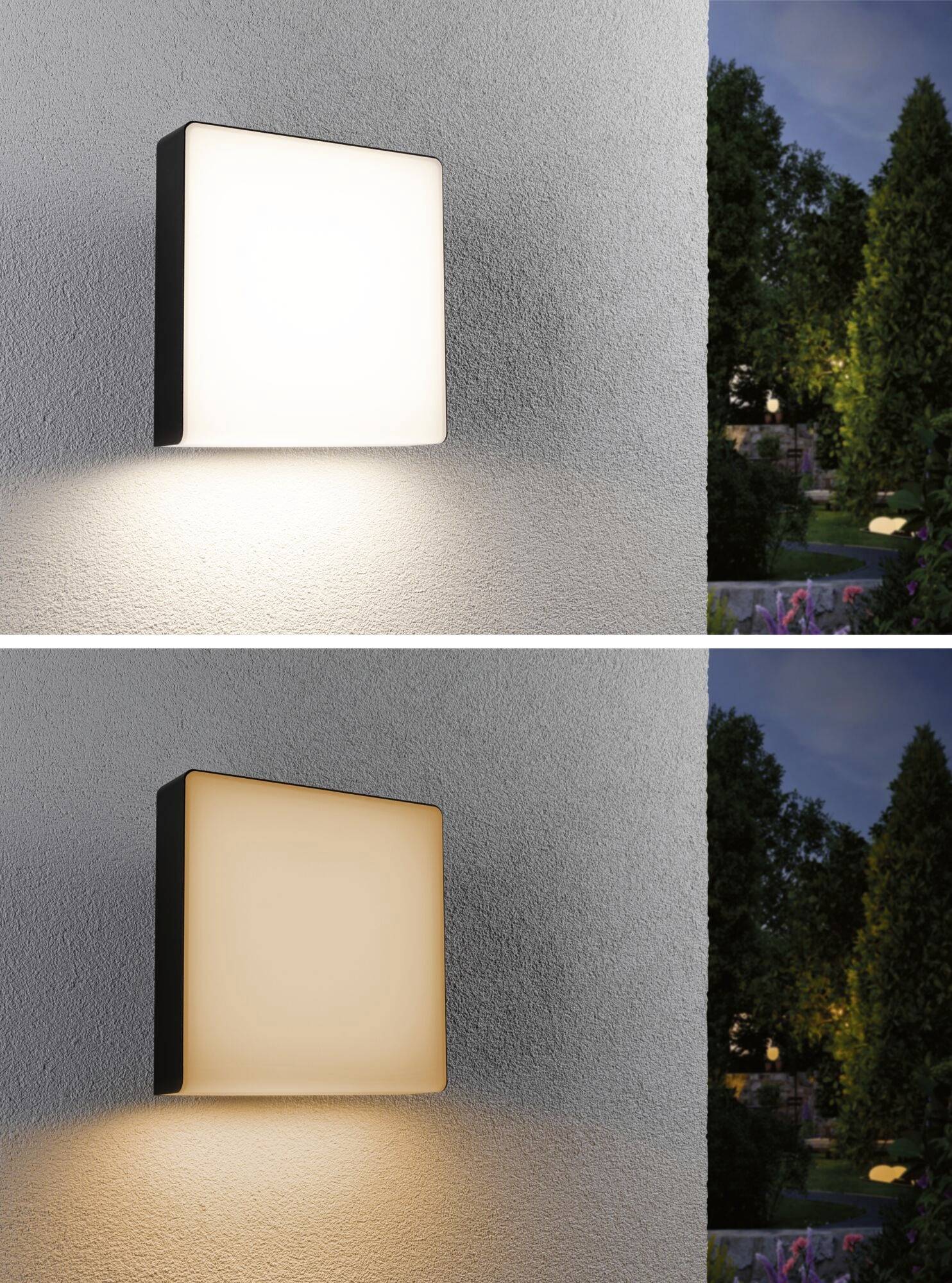 Paulmann LED-Außenwandleuchte mit Bewegungsmelder 8.5W RGBW