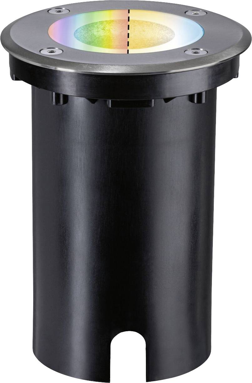 Paulmann 94845 Zigbee 3.0 Floor round Home Einbauleuchte 4.9 W RGBW Eisen (gebürstet)