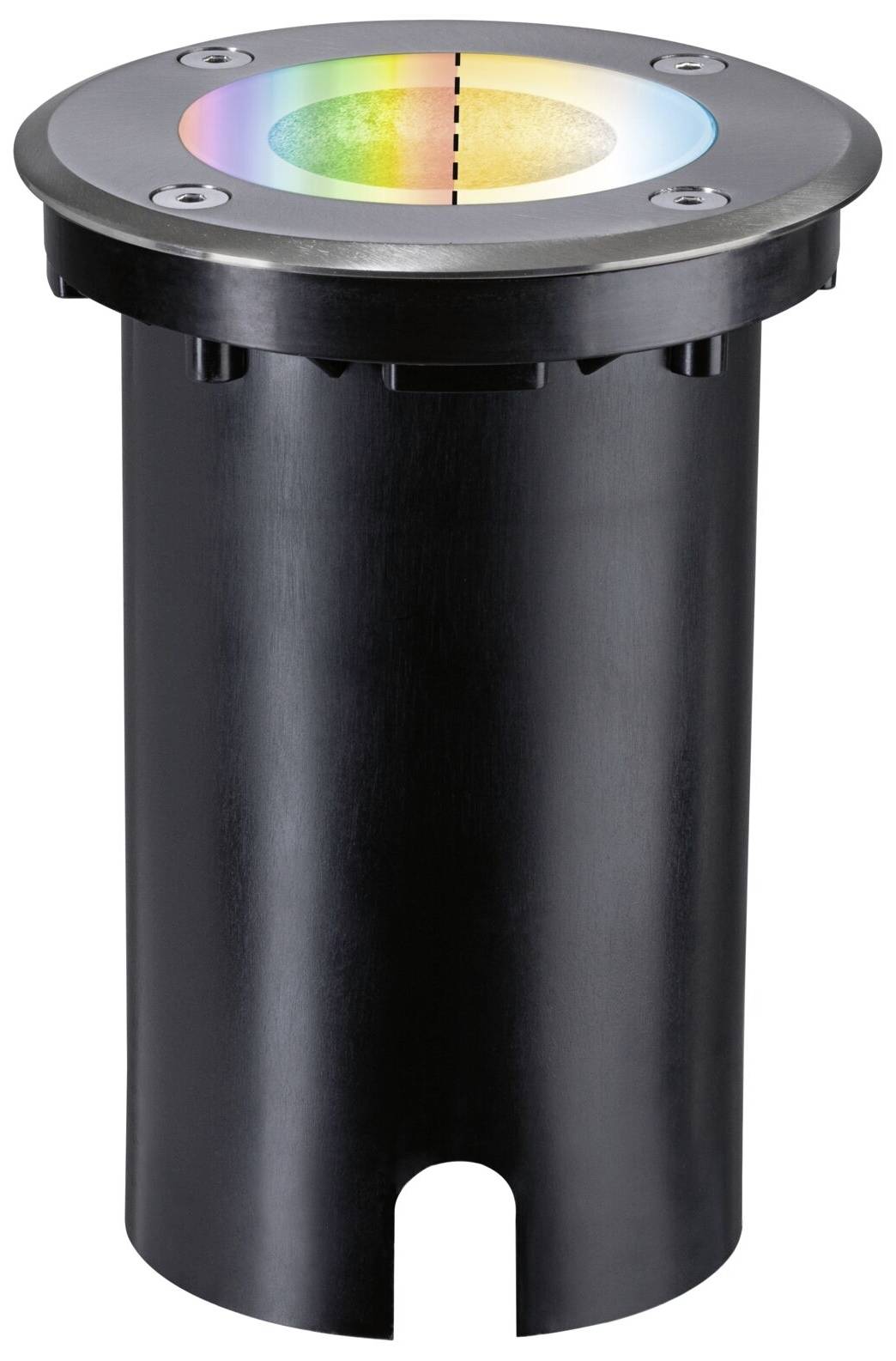Paulmann 94845 Zigbee 3.0 Floor round Home Einbauleuchte 4.9W RGBW Eisen (gebürstet)