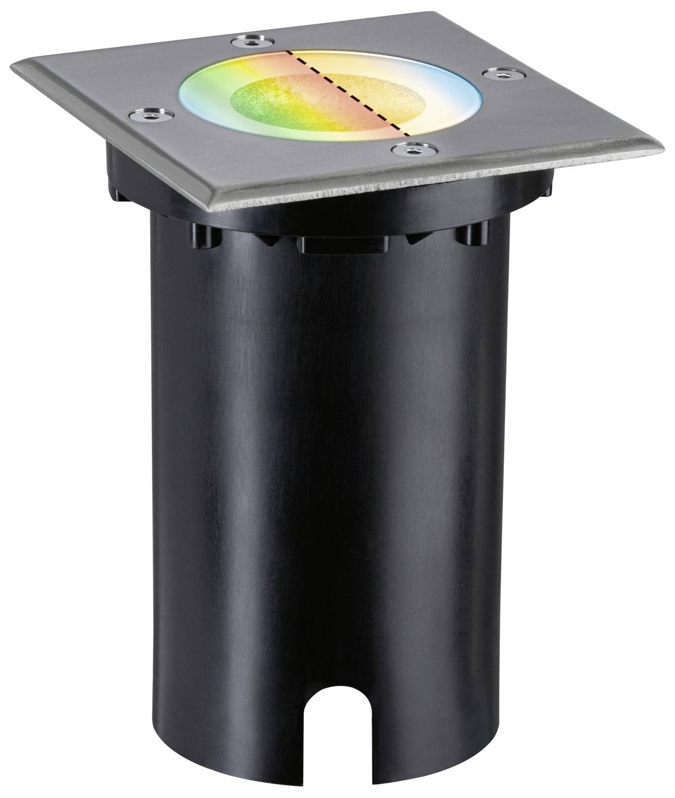 Paulmann 94846 Zigbee 3.0 Floor square Home Einbauleuchte 4.9W RGBW Eisen (gebürstet)
