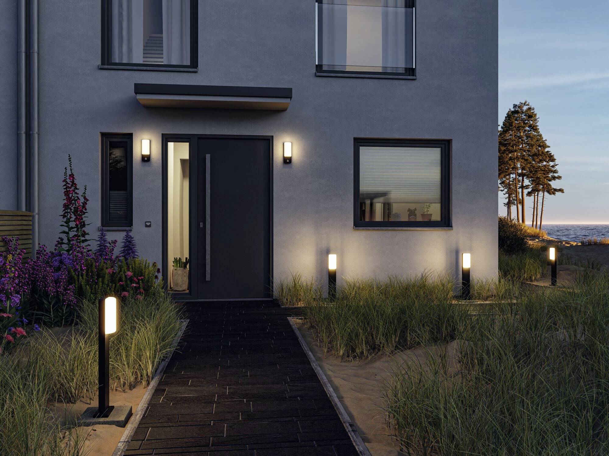 Paulmann Bonnie 94850 LED-Außenwandleuchte LED 8.5W Anthrazit