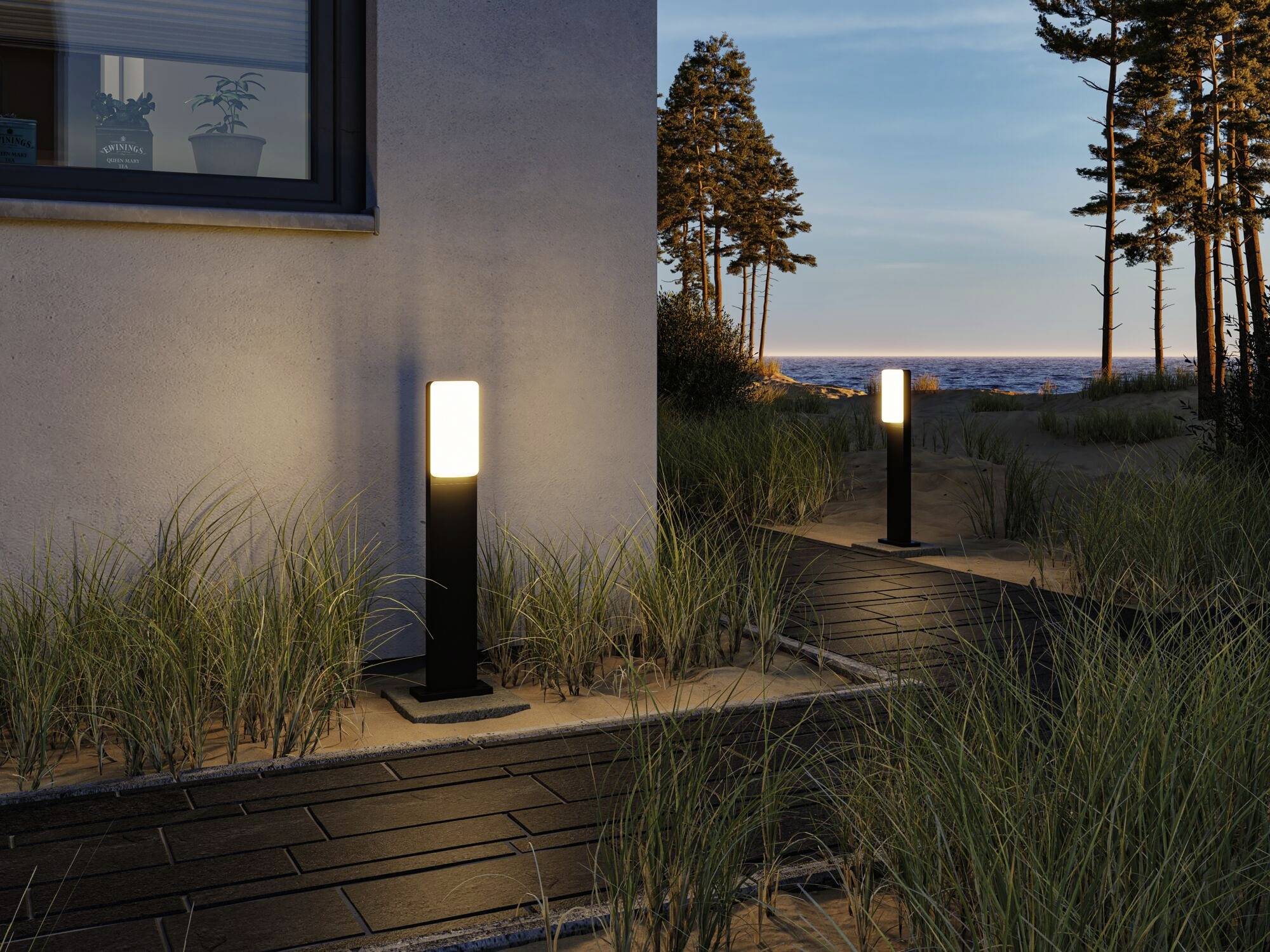 Paulmann 94852 Bonnie LED-Pollerleuchte LED 8.5W Anthrazit