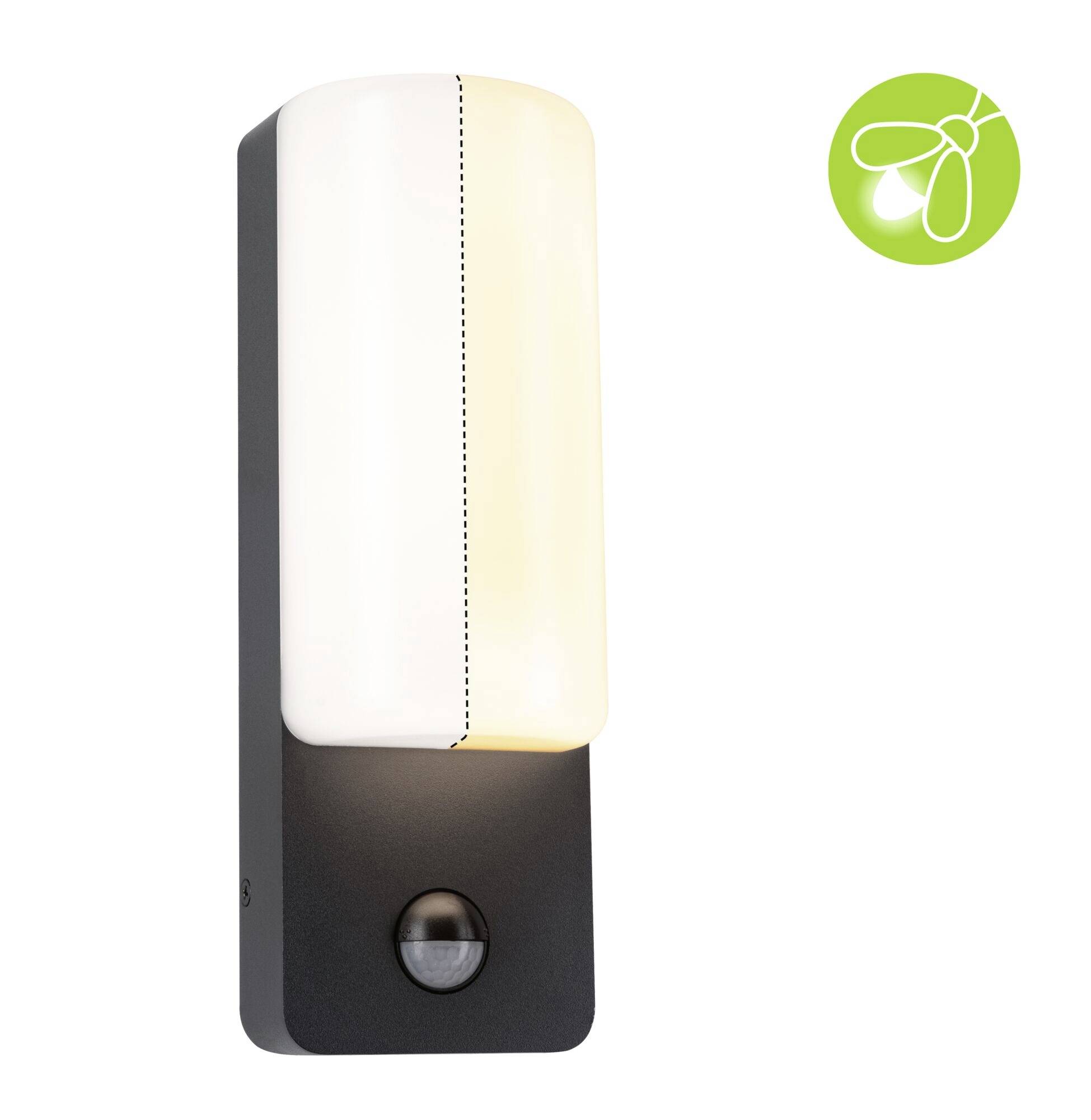 Paulmann Bonnie PIR Insect 94853 LED-Außenwandleuchte LED 8.5W Anthrazit