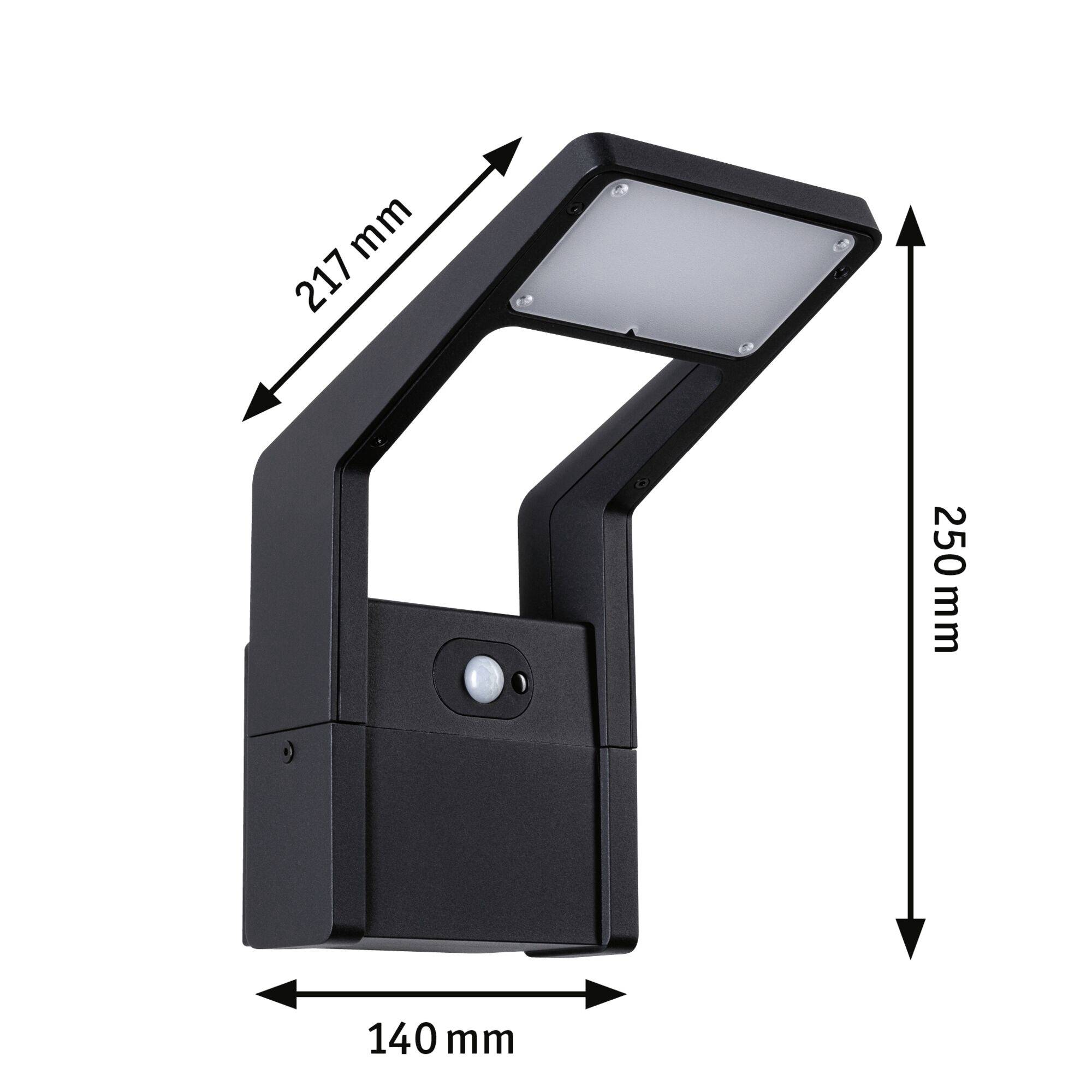 Paulmann Juntea PIR 94859 LED-Außenwandleuchte LED 11W Anthrazit