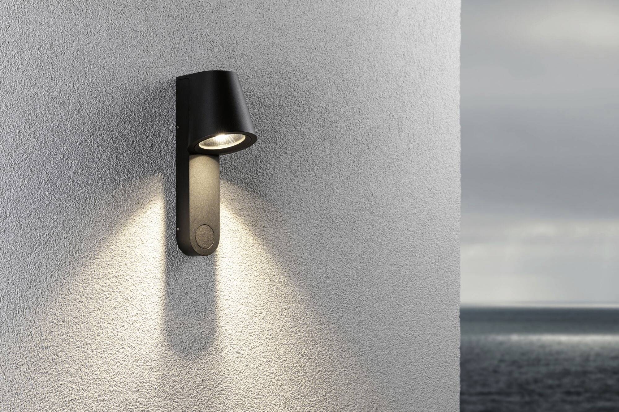 Paulmann Caissa 94862 LED-Außenwandleuchte LED 9W Anthrazit