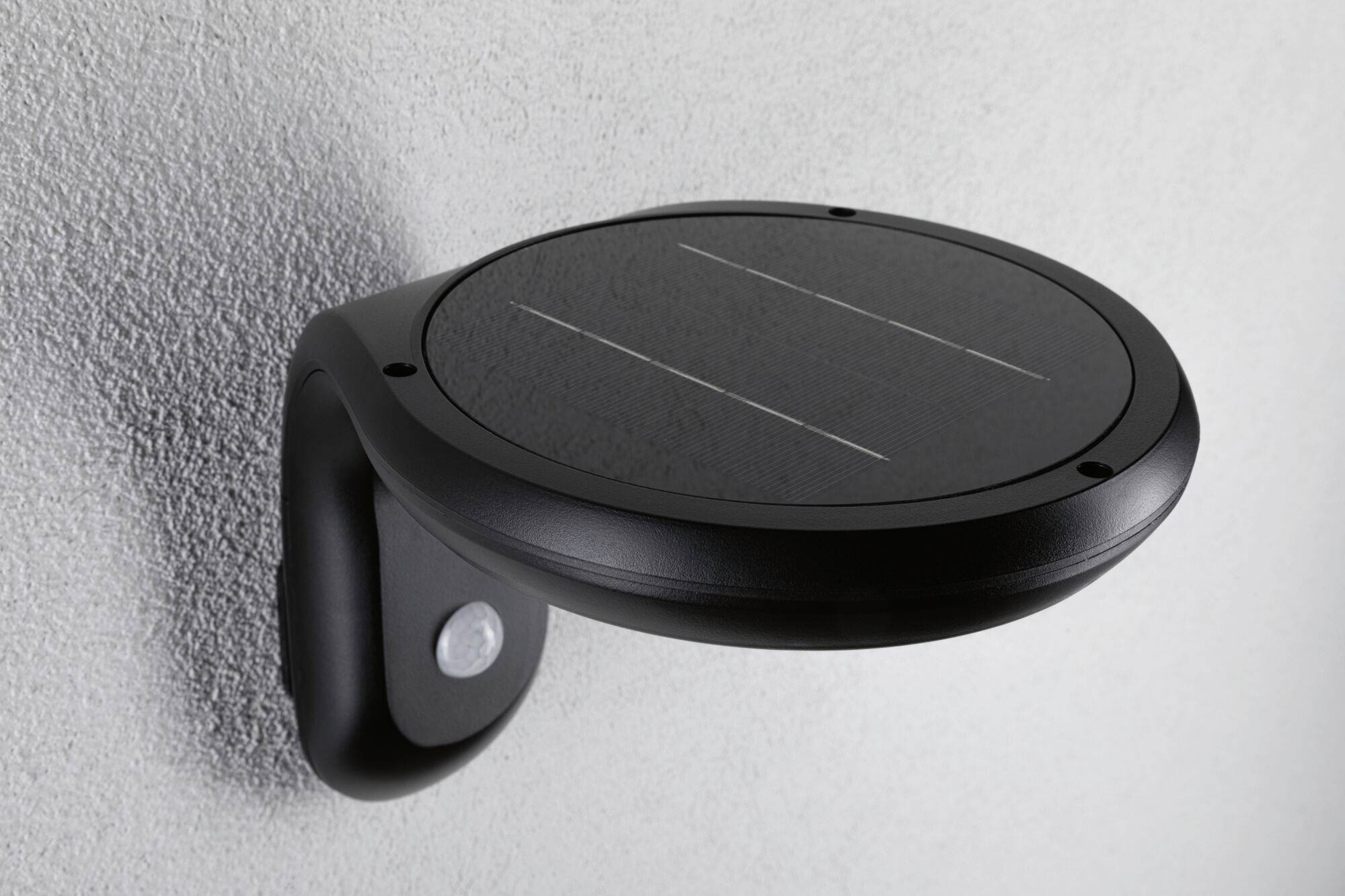 Paulmann Diskola 94854 Solar-Außenwandleuchte mit Bewegungsmelder LED 3.5W Anthrazit