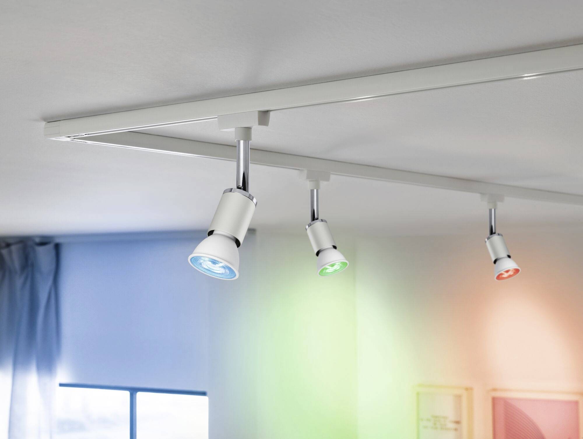 Paulmann 29147 Home LED-Leuchtmittel GU10 EEK: F (A - G) 4.8W RGBW Weiß (matt)