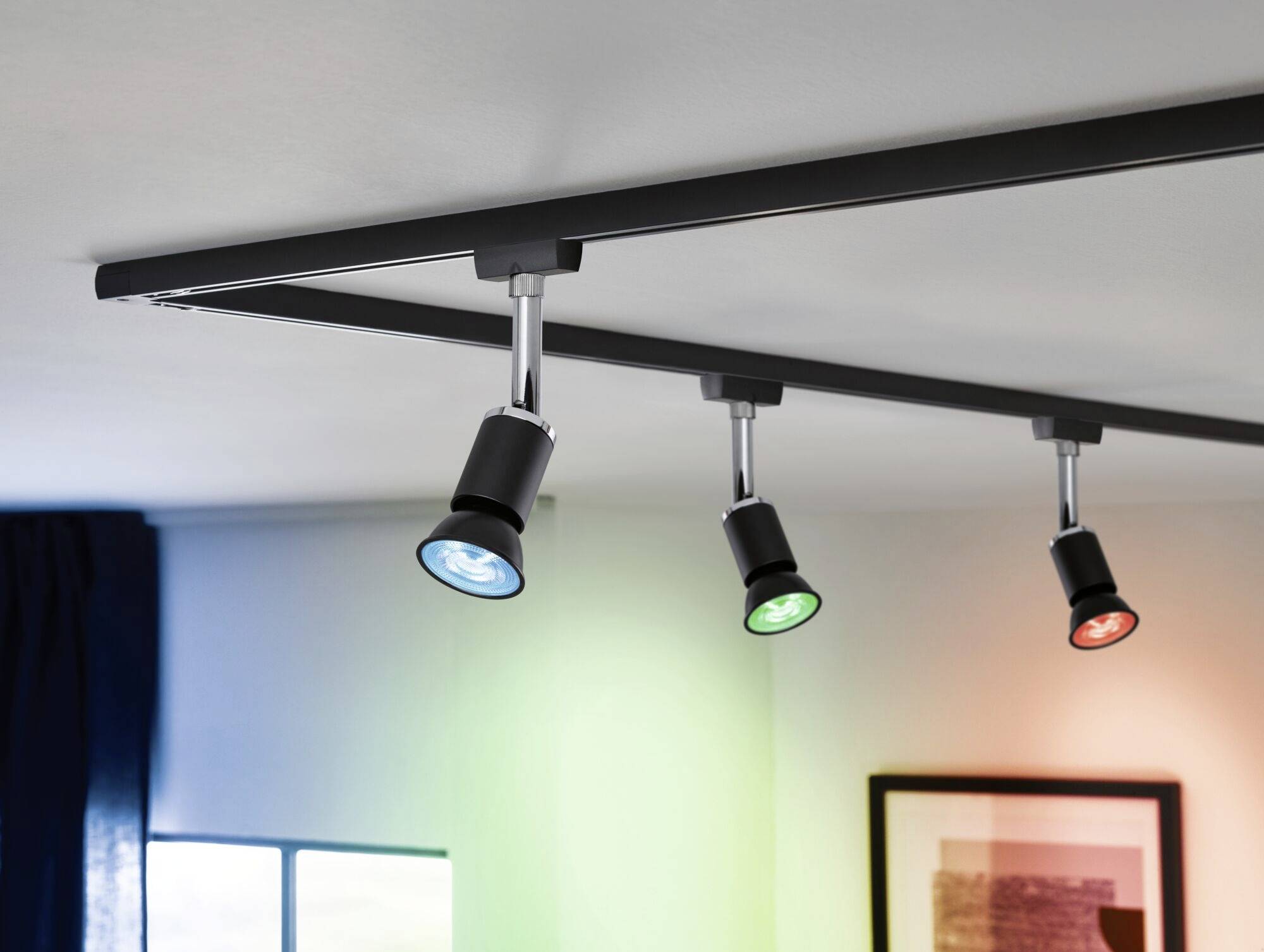 29148 Paulmann Home LED-Leuchtmittel GU10 EEK: F (A - G) 4.8 W RGBW Schwarz (matt)