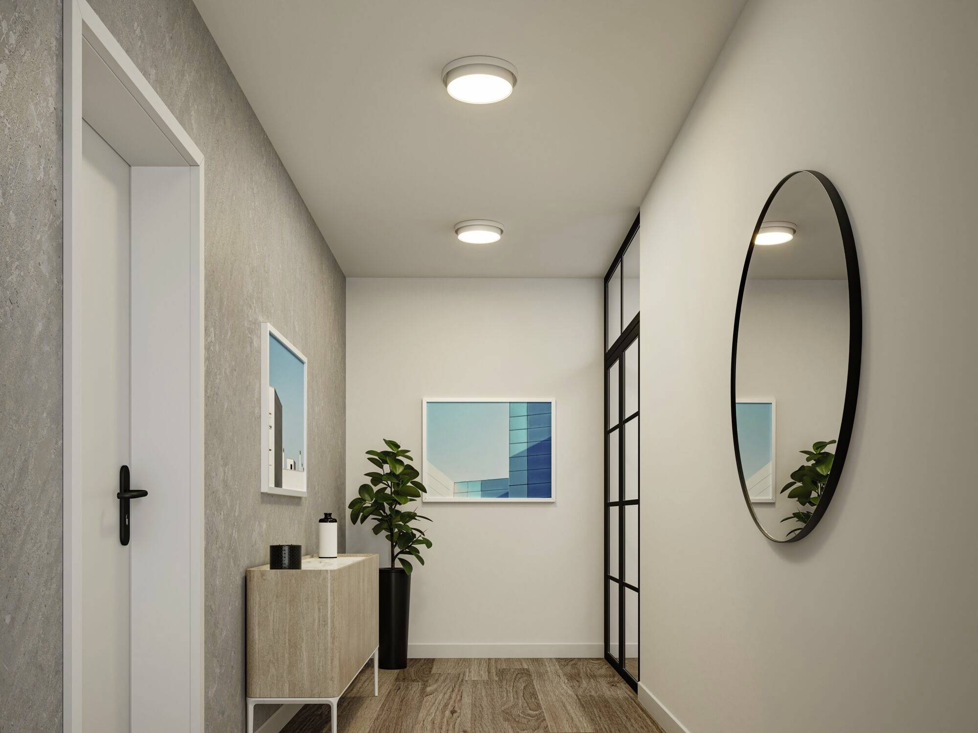 Paulmann 96779 Malik LED-Deckenleuchte LED 13.5W Weiß