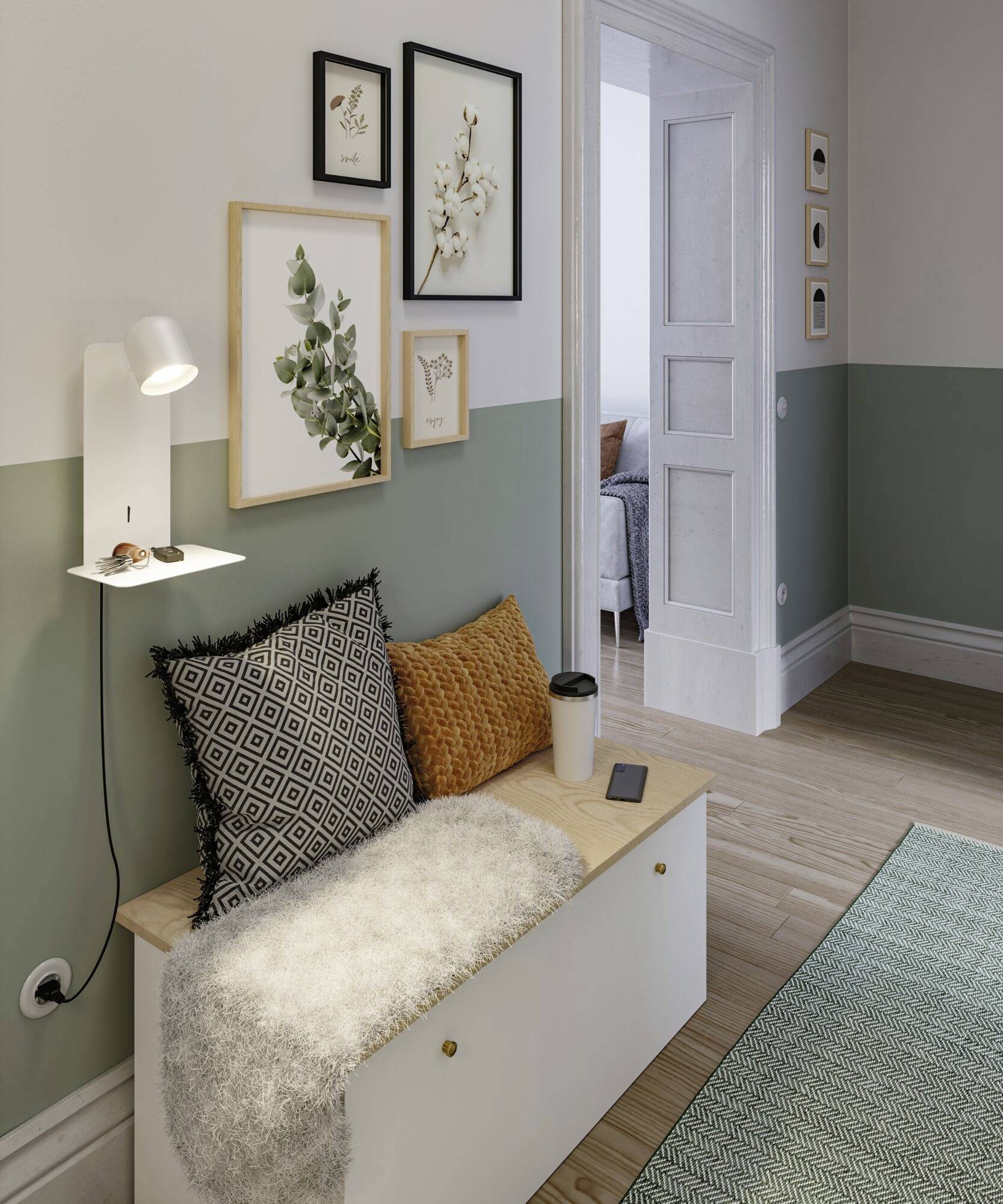 Paulmann Malena 71098 Wandleuchte GU10 Weiß (matt)