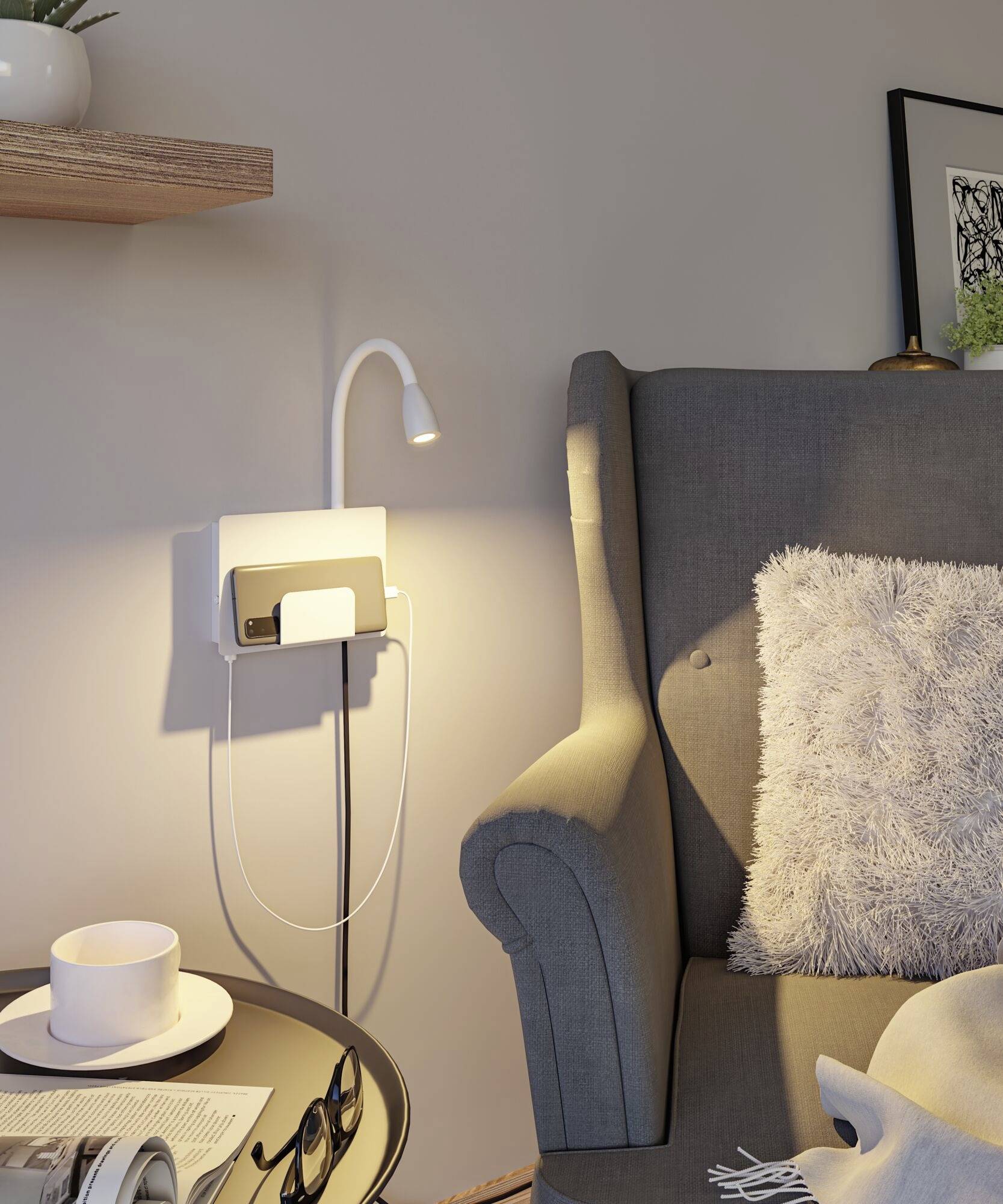 Paulmann Halina 71100 LED-Wandleuchte 2.4W LED Weiß (matt)