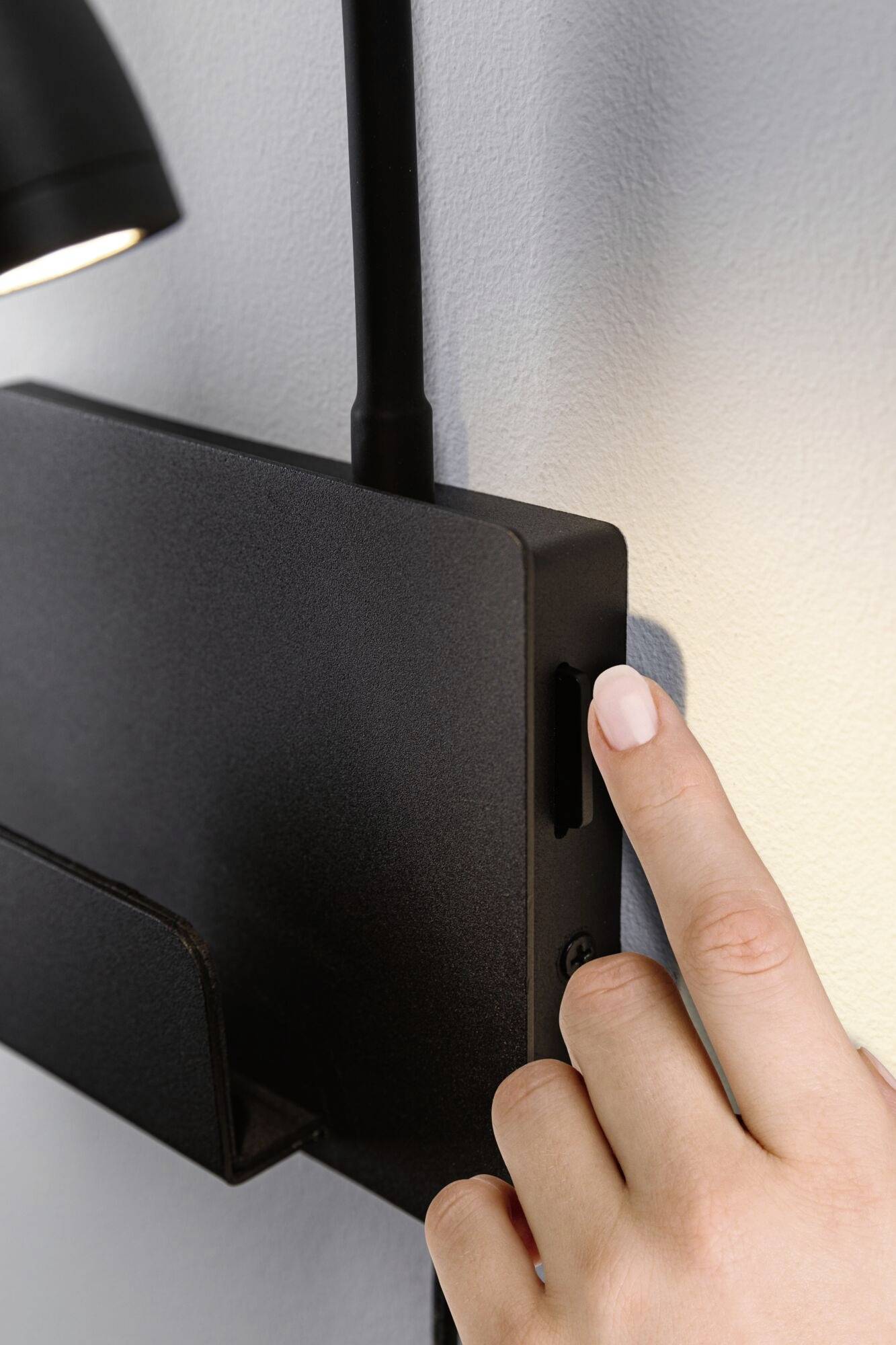 Paulmann Halina 71101 Wandleuchte 2.4W LED Schwarz (matt)