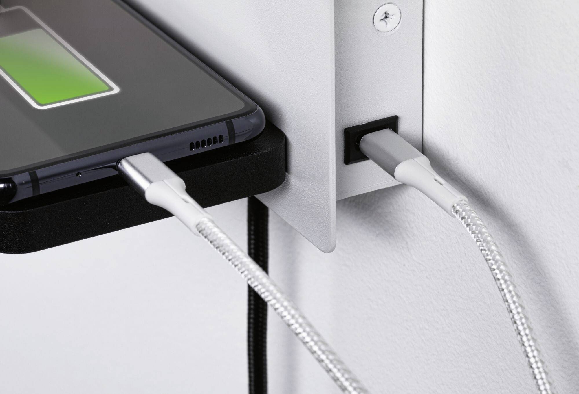 Paulmann Serra 71102 Wandleuchte 5.5W LED Weiß (matt), Schwarz (matt)