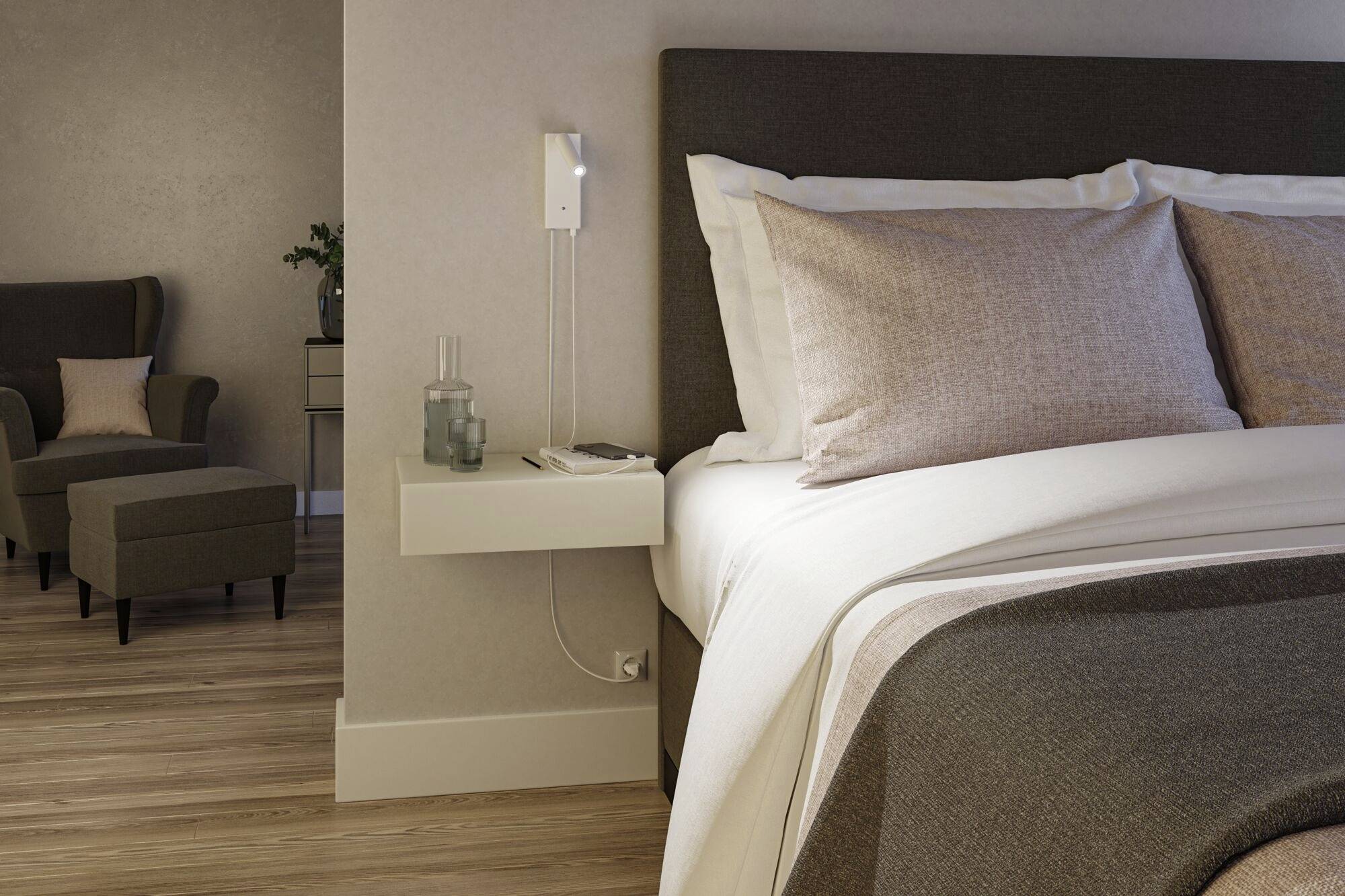 Paulmann Hulda 71108 Wandleuchte 2.5W LED Weiß (matt)