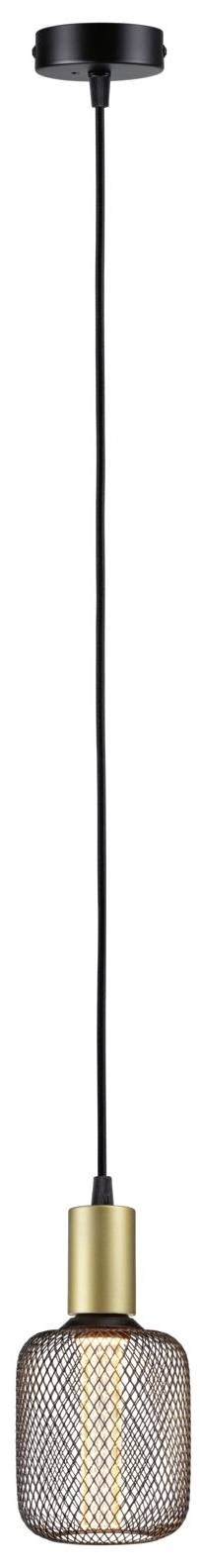 Paulmann 71134 Pendelleuchte E27 Schwarz (matt), Gold