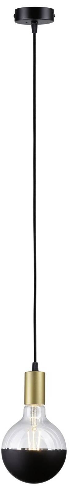 Paulmann 71134 Pendelleuchte E27 Schwarz (matt), Gold