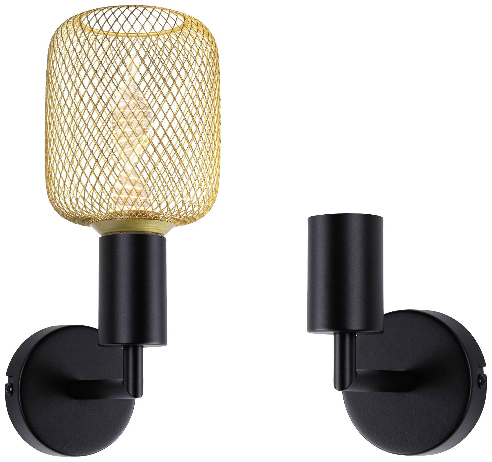 Paulmann Ravi 71139 Wandleuchte E27 Schwarz (matt)