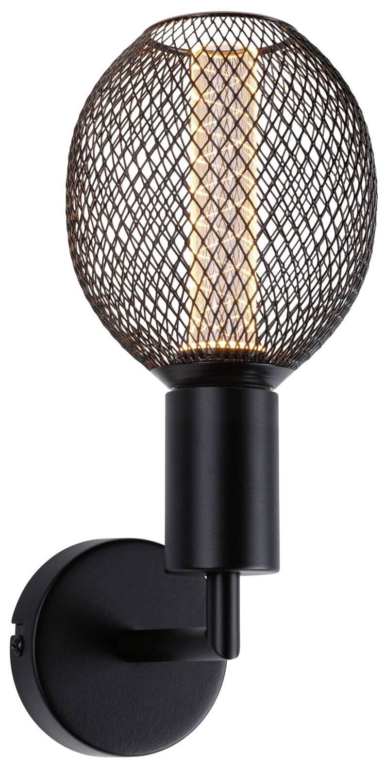 Paulmann Ravi 71139 Wandleuchte E27 Schwarz (matt)