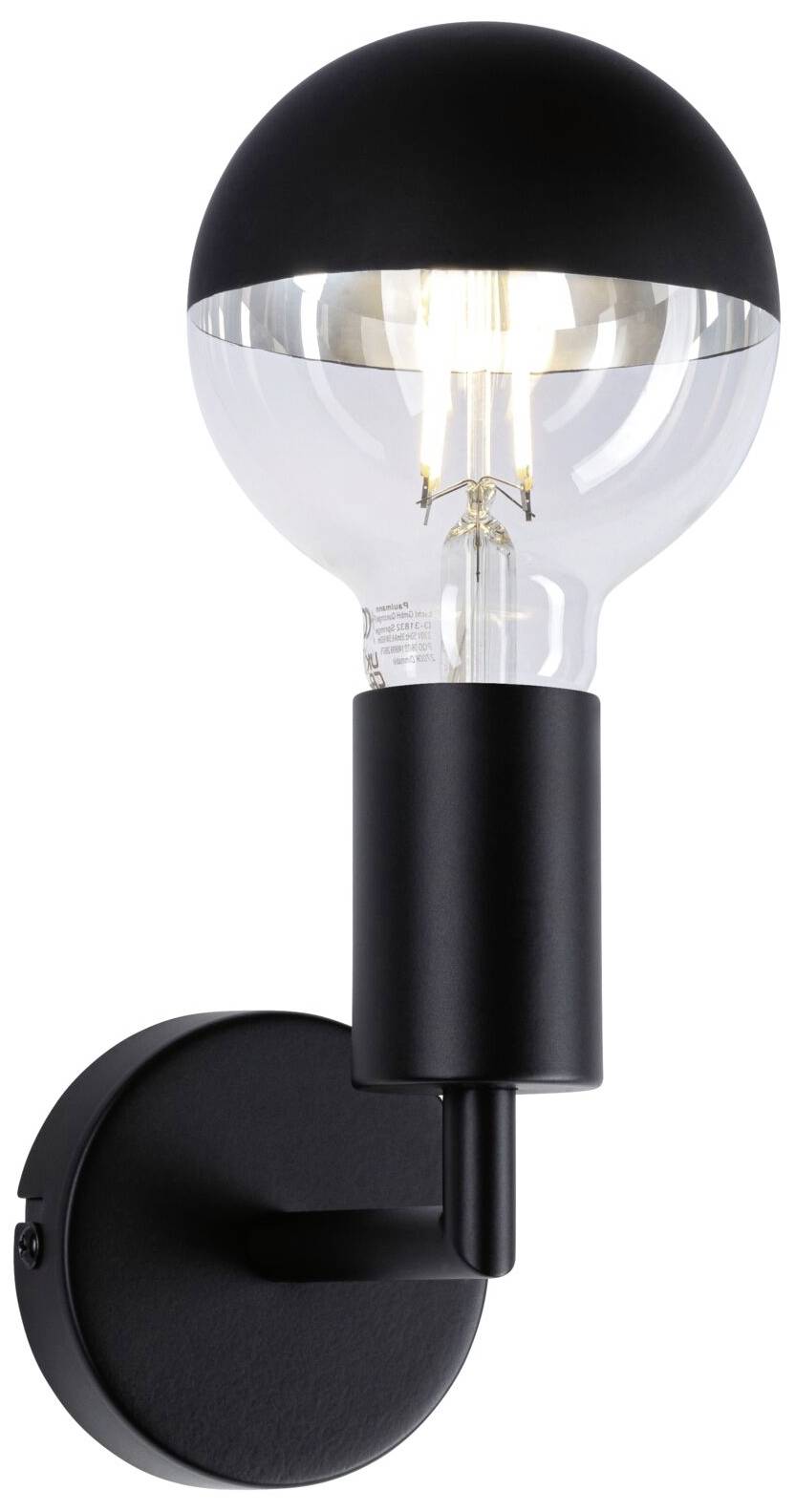 Paulmann Ravi 71139 Wandleuchte E27 Schwarz (matt)