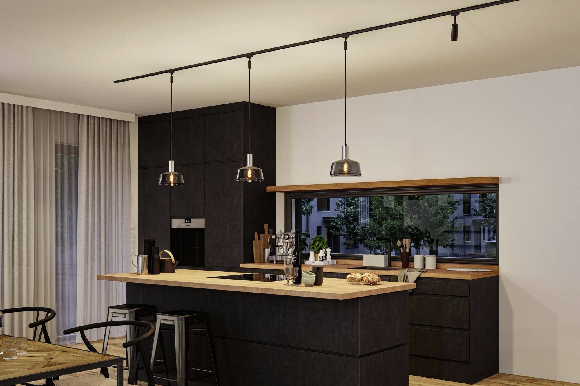 Paulmann Neila 95605 Lampenschirm Rauchglas