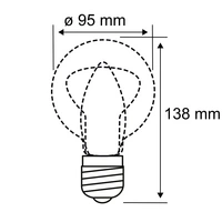 Paulmann 29123 LED EEK A (A - G) E27 4W Warmweiß (Ø x H) 95mm x 138mm 1St. Paulmann 29123 LED EEK A (A - G) E27 4W Warmweiß (Ø x H) 95mm x 138mm 1St.